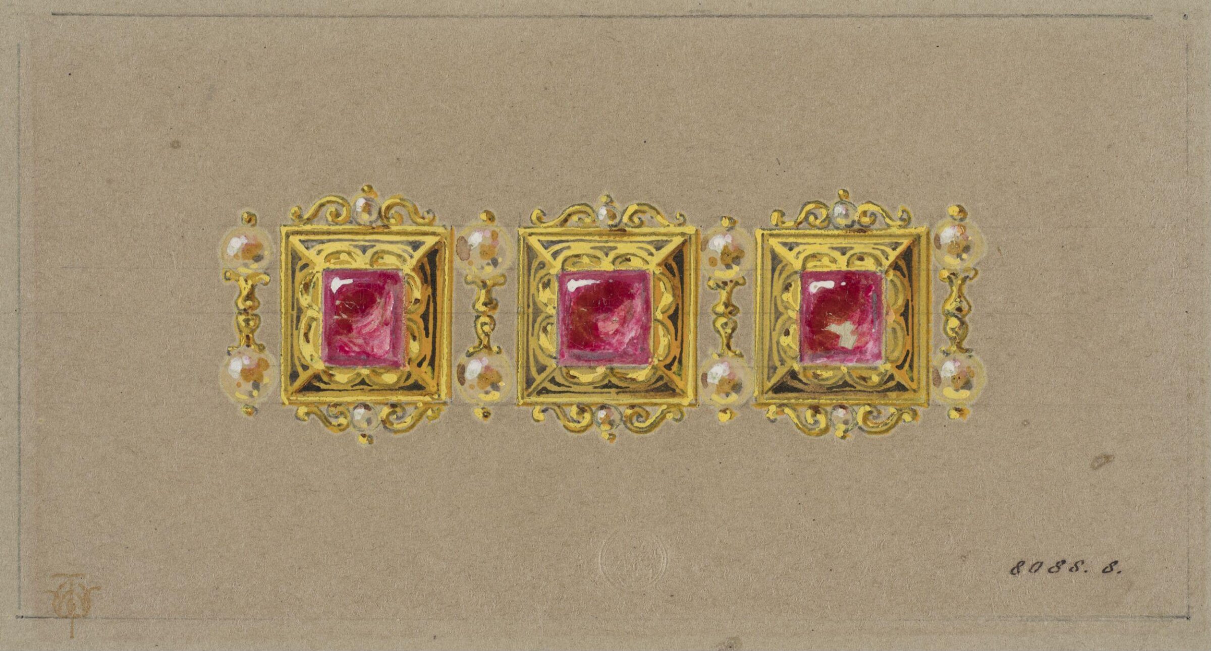 Drawing, J. Walter Wilson, mid 19th century