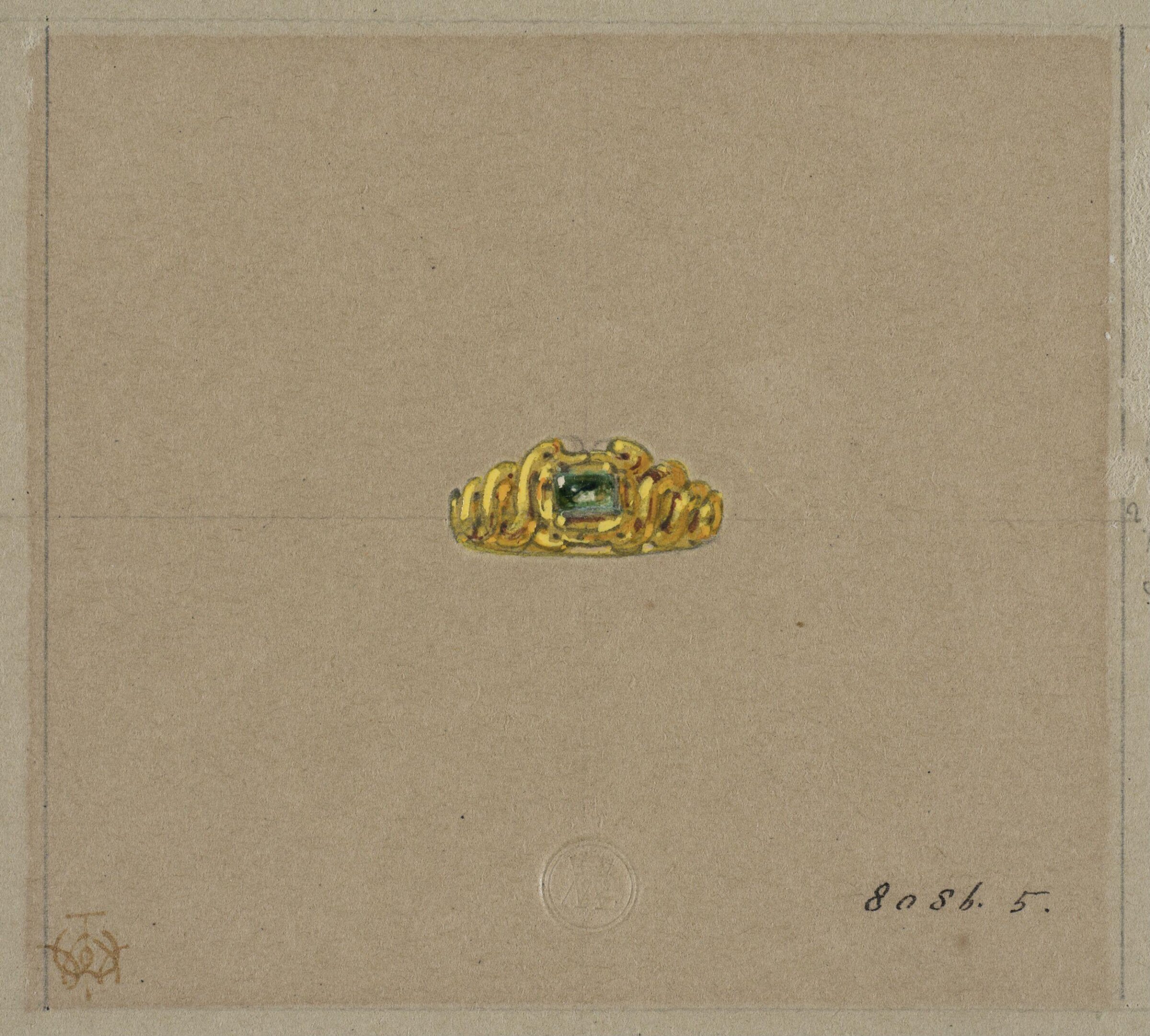 Drawing, J. Walter Wilson, mid 19th century