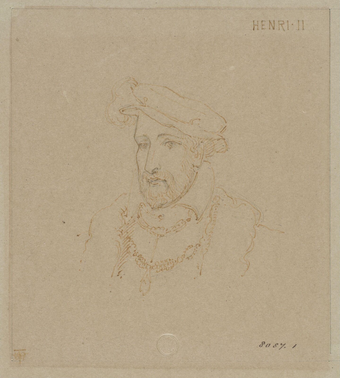 Drawing, J. Walter Wilson, mid 19th century