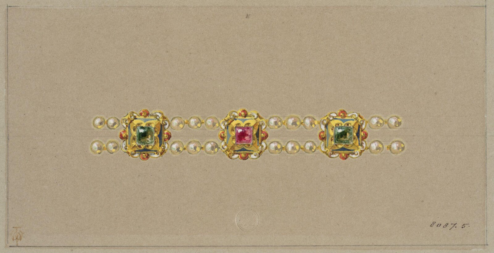 Drawing, J. Walter Wilson, mid 19th century