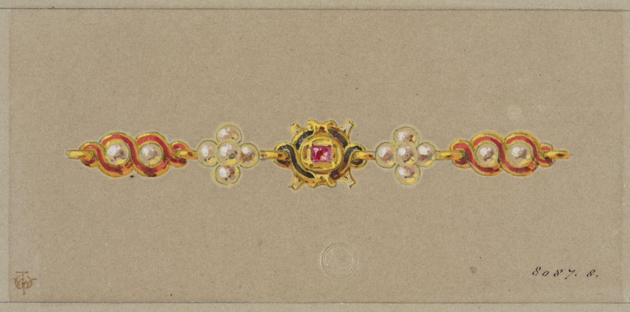 Drawing, J. Walter Wilson, mid 19th century