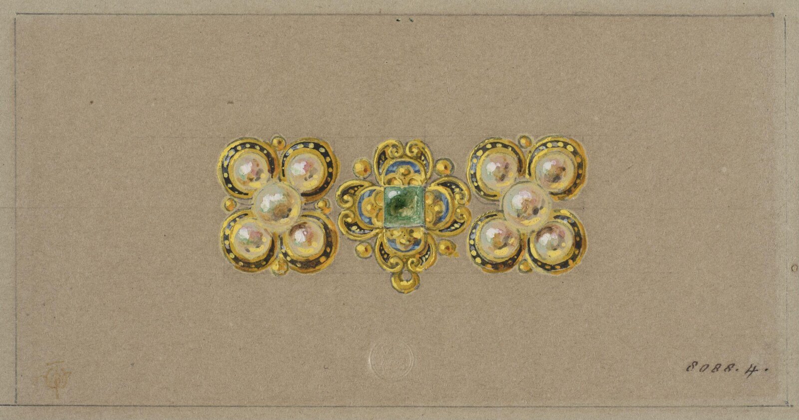 Drawing, J. Walter Wilson, mid 19th century