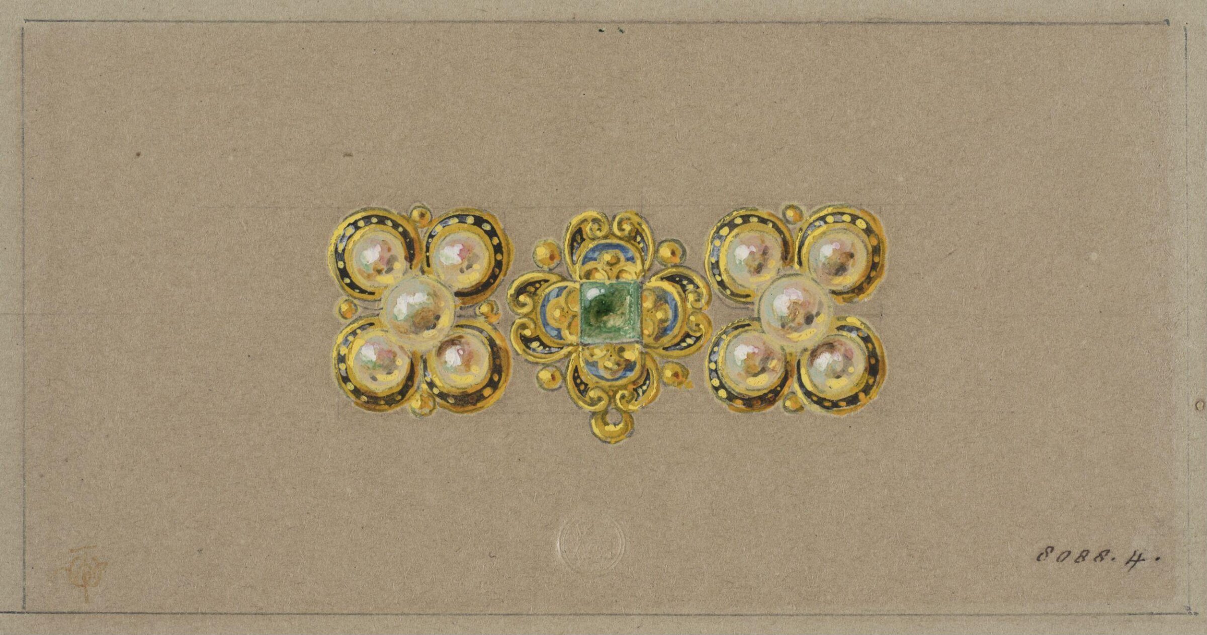Drawing, J. Walter Wilson, mid 19th century