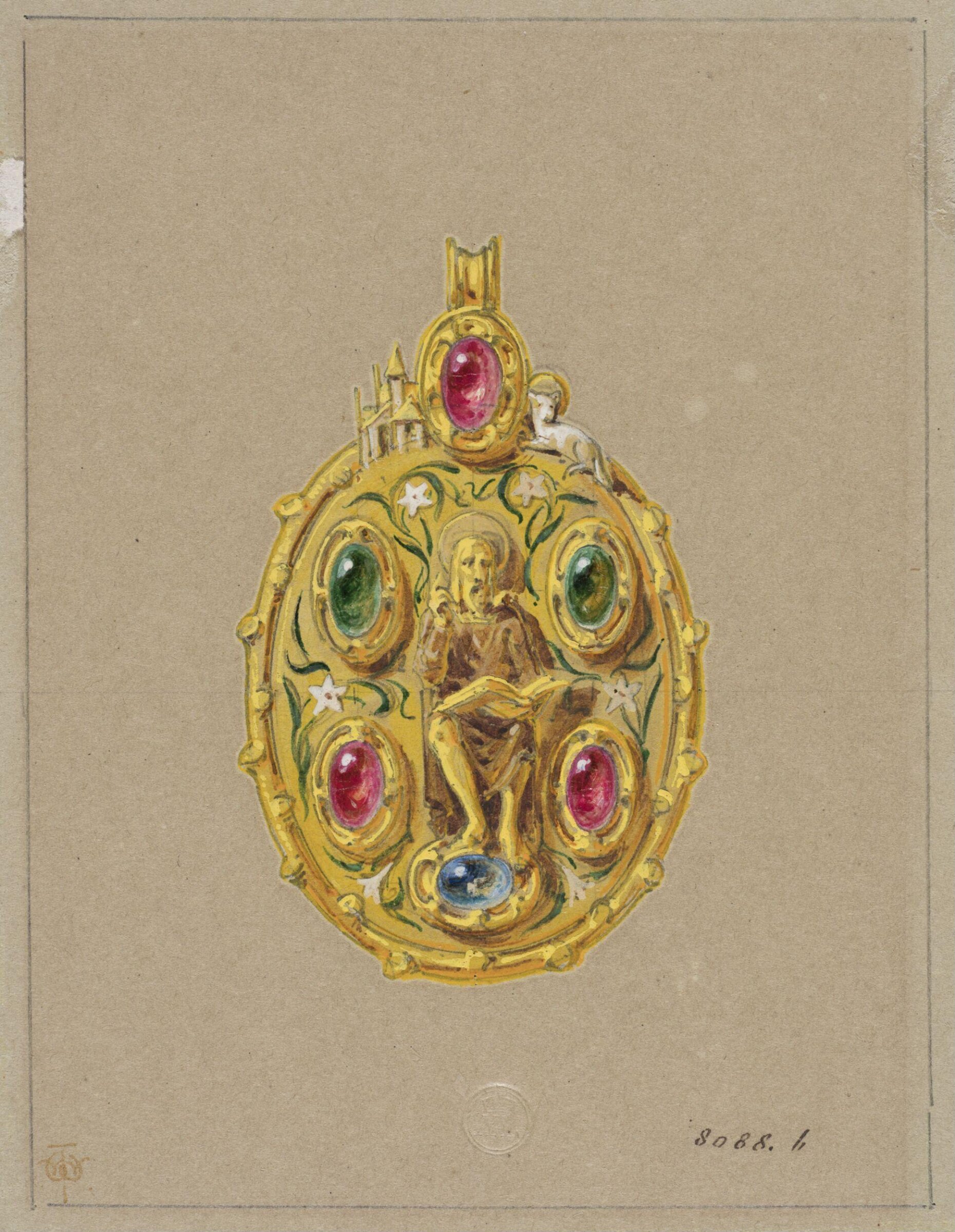 Drawing, J. Walter Wilson, mid 19th century