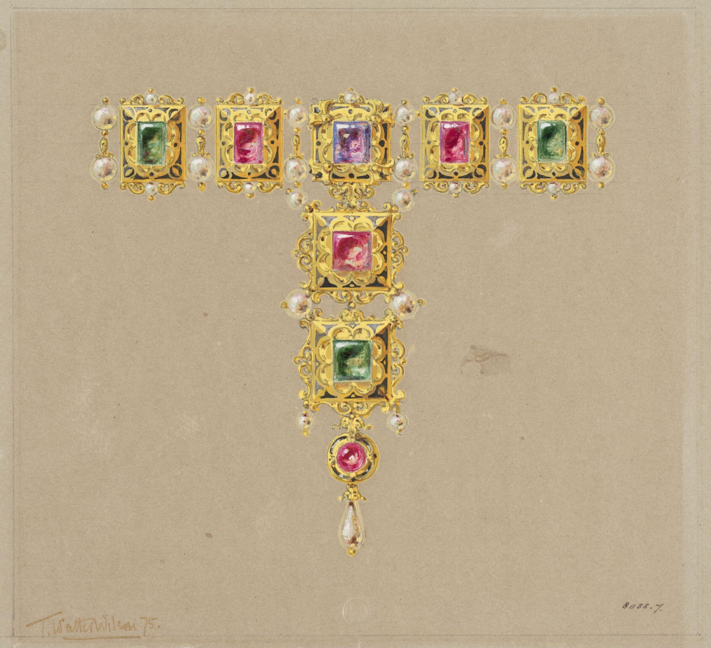 Drawing, J. Walter Wilson, mid 19th century