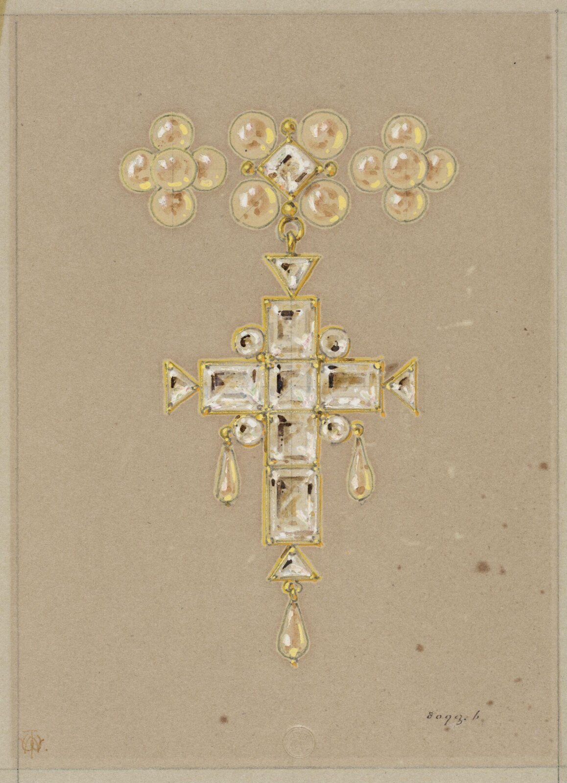 Drawing, J. Walter Wilson, mid 19th century