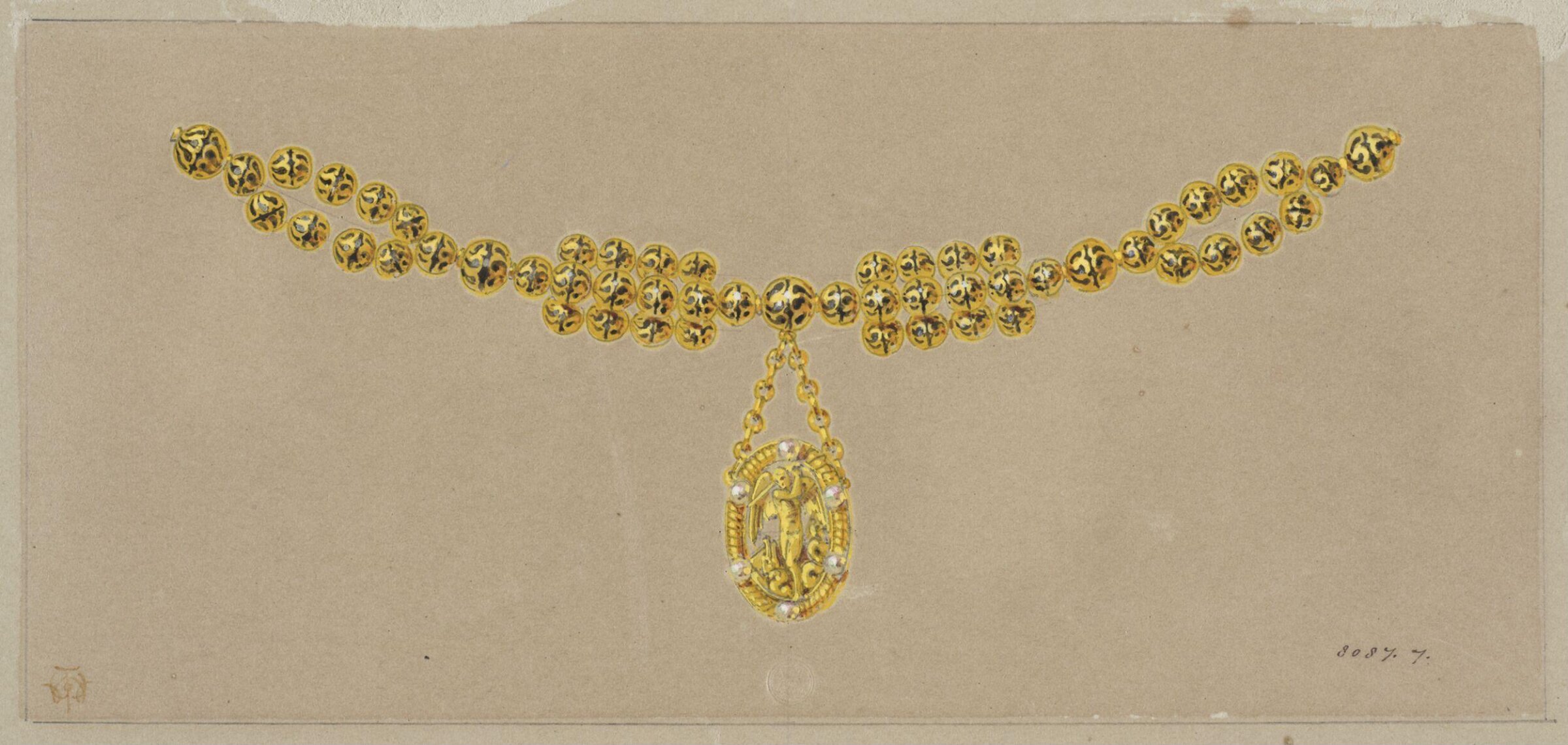Drawing, J. Walter Wilson, mid 19th century