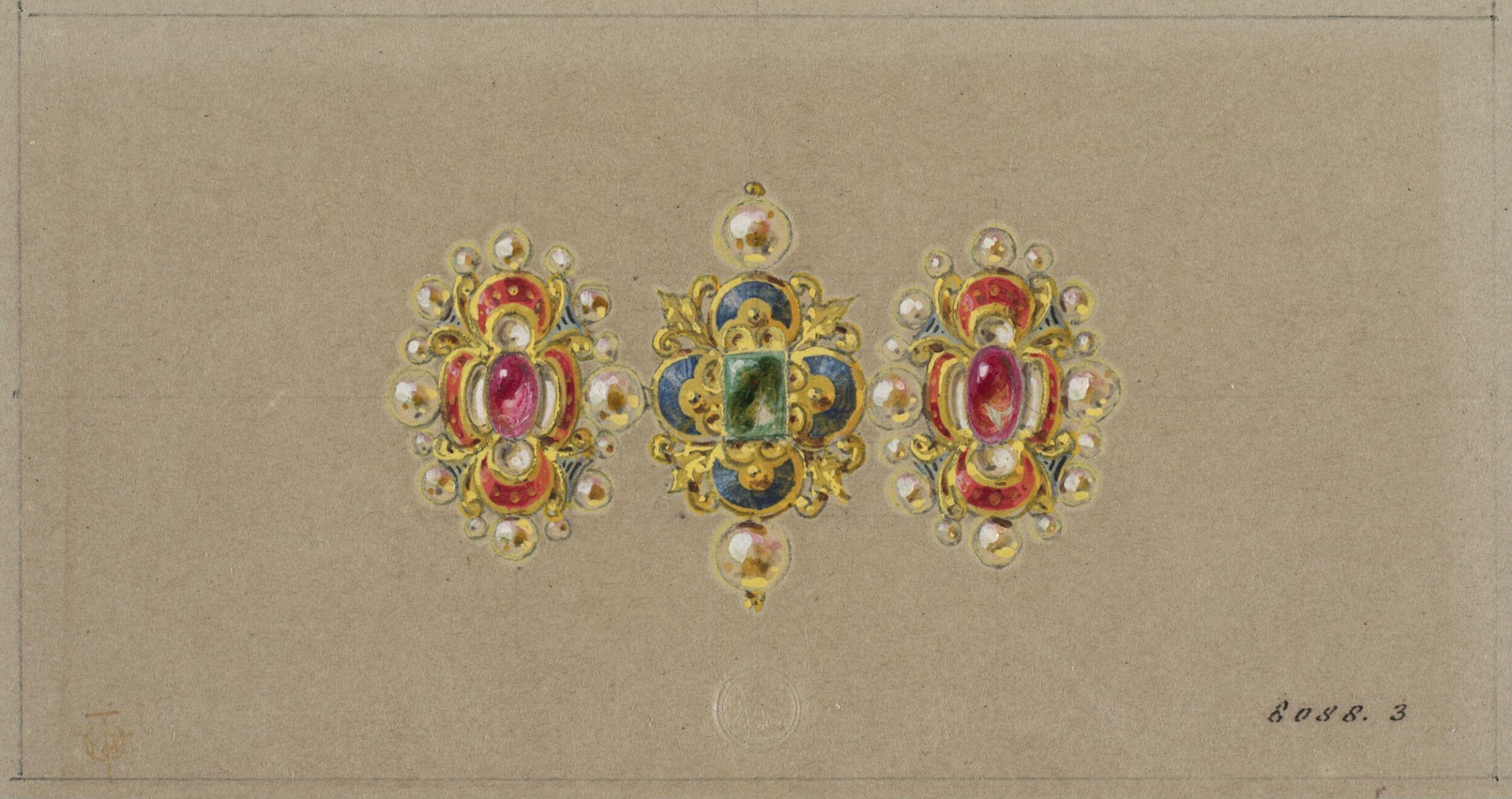 Drawing, J. Walter Wilson, mid 19th century