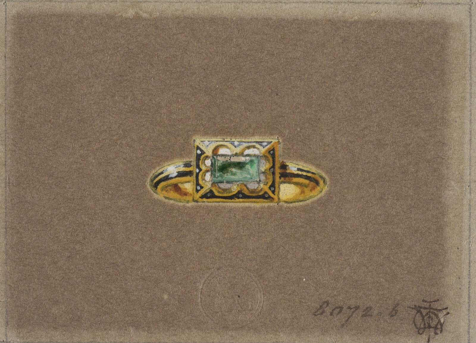 Drawing, J. Walter Wilson, mid 19th century
