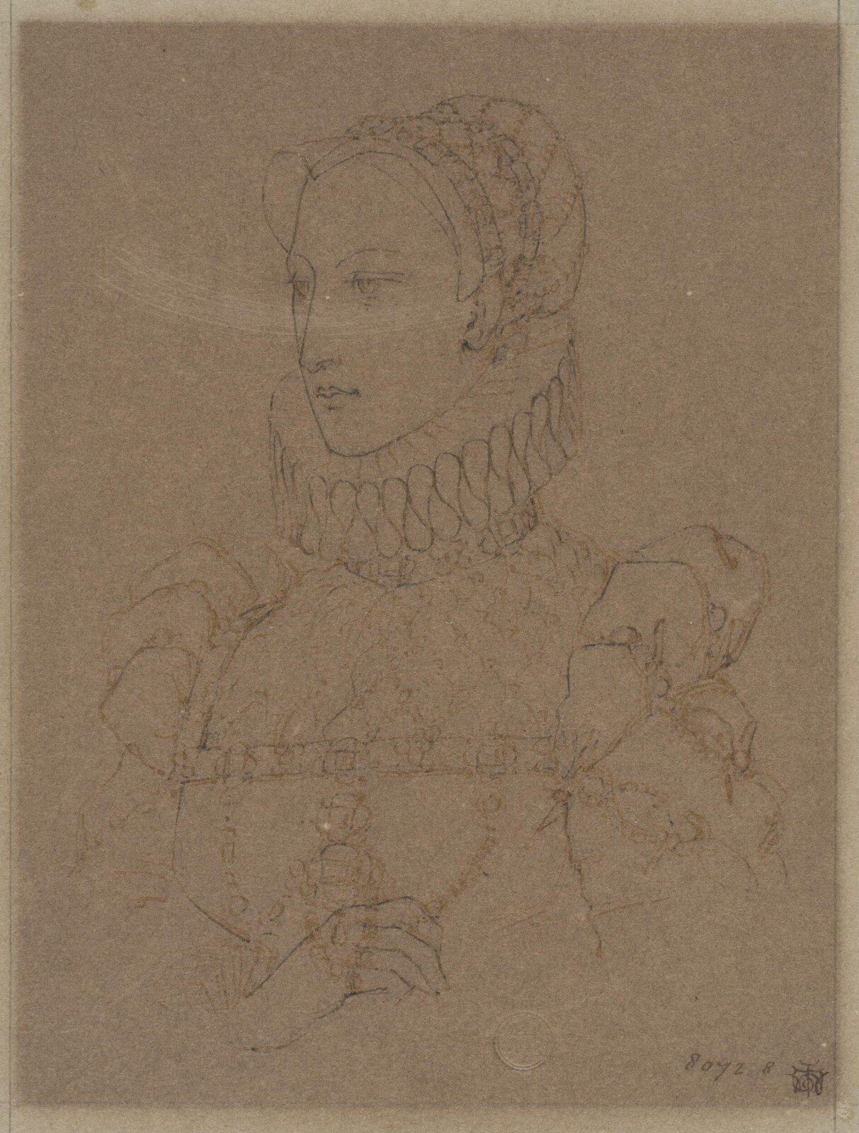 Drawing, J. Walter Wilson, mid 19th century