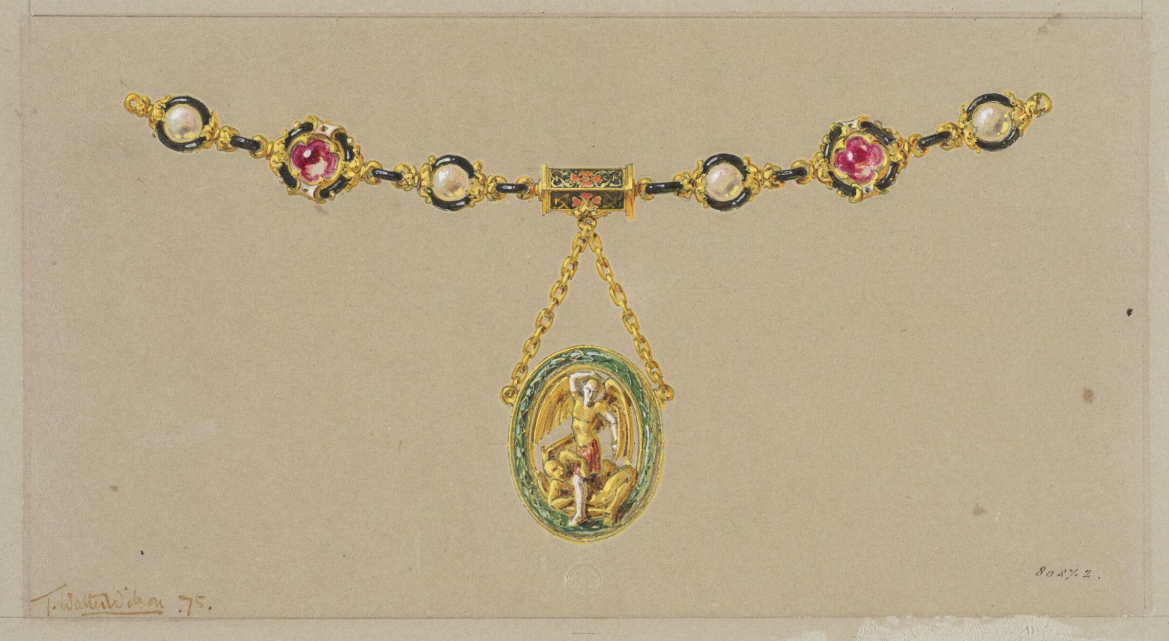 Drawing, J. Walter Wilson, mid 19th century