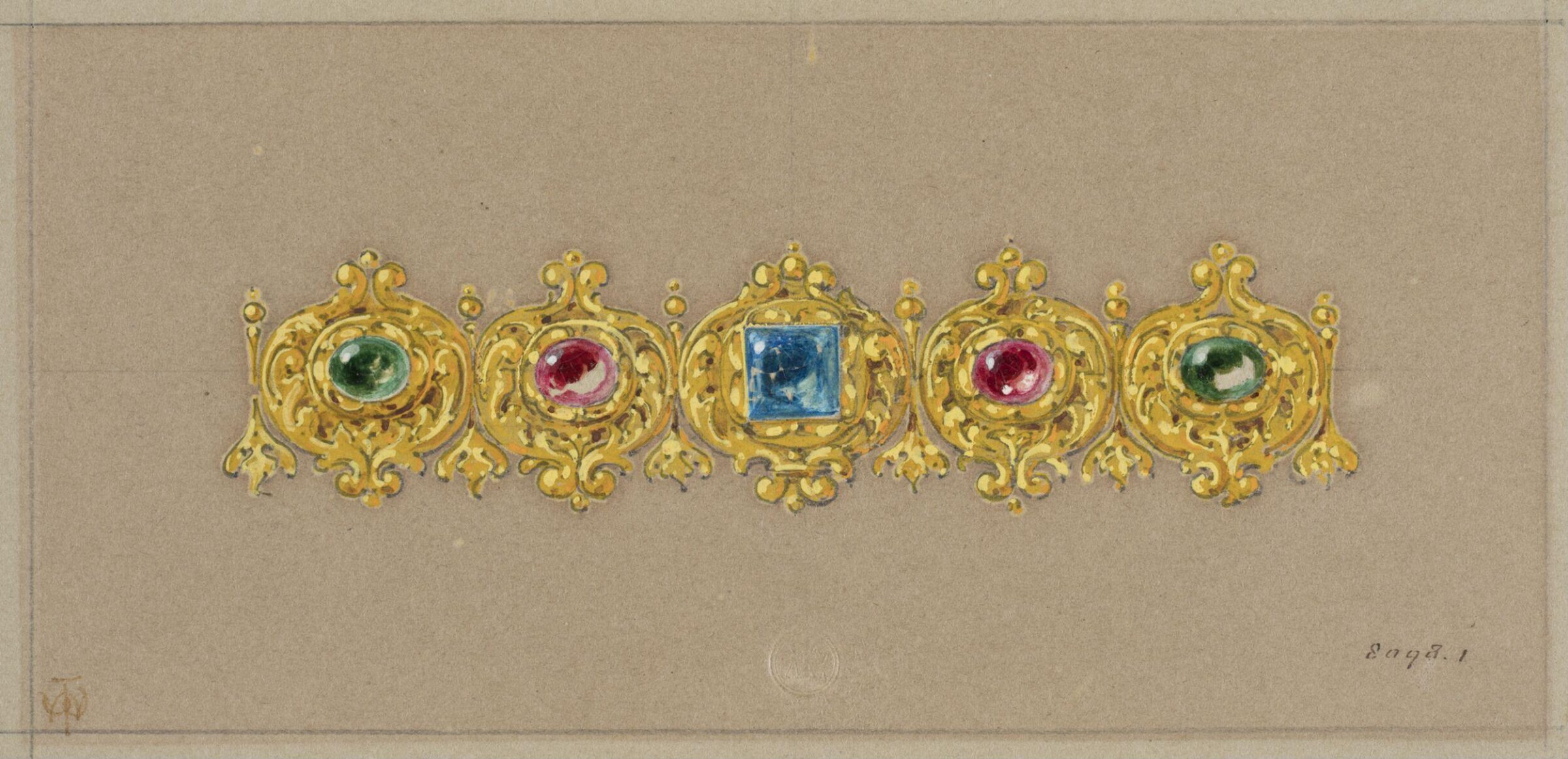 Drawing, J. Walter Wilson, mid 19th century