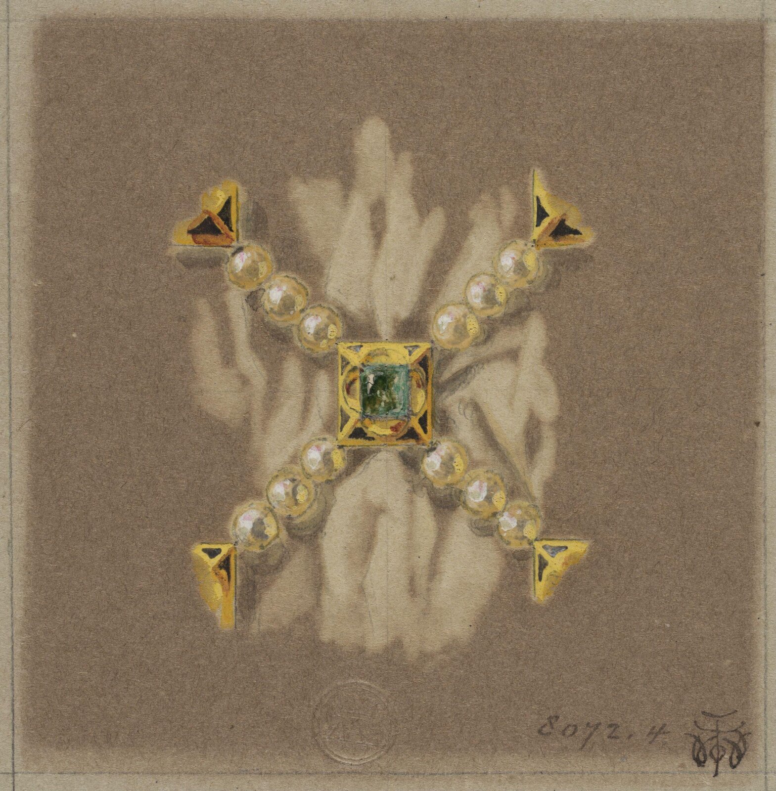 Drawing, J. Walter Wilson, mid 19th century