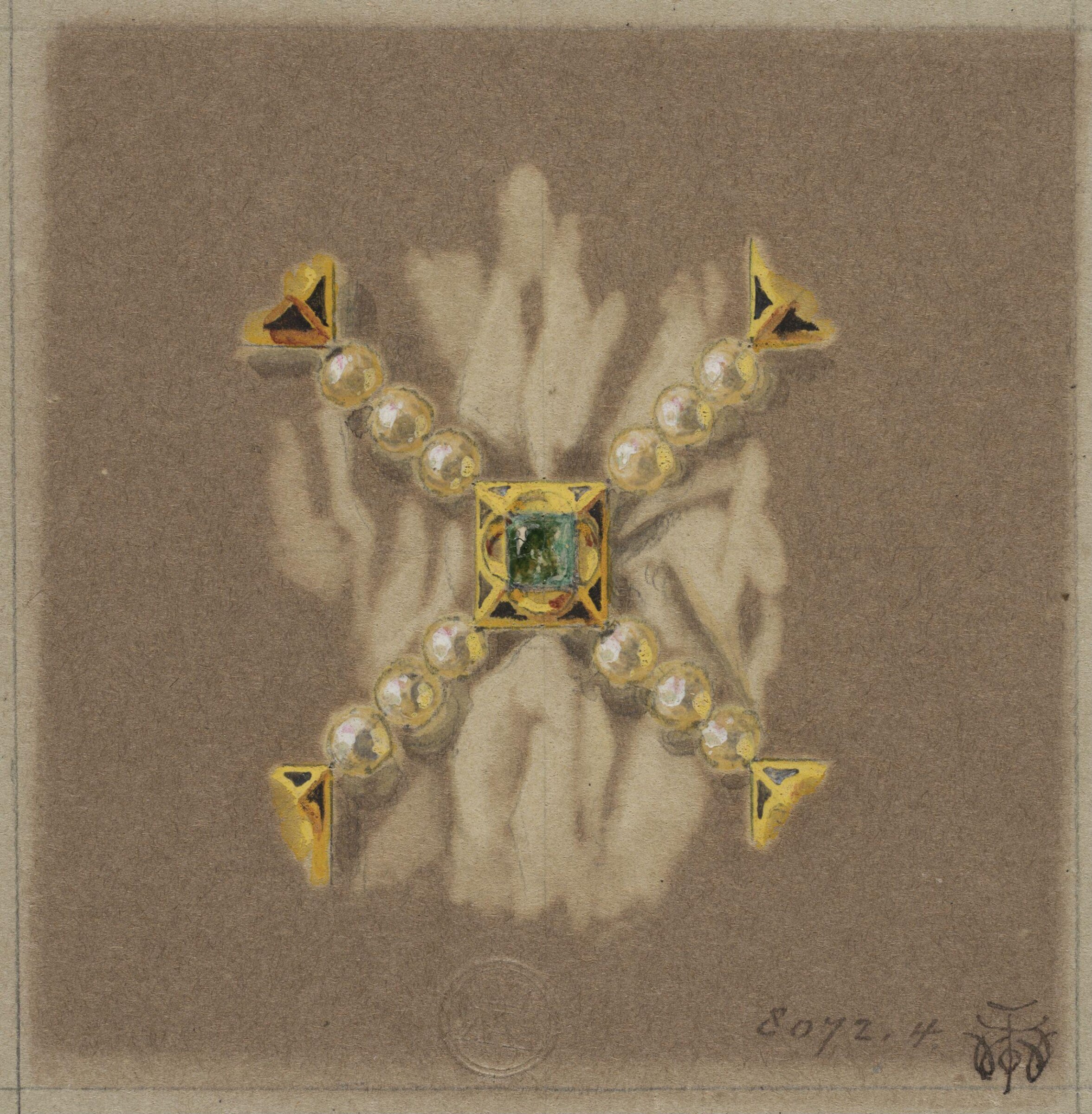 Drawing, J. Walter Wilson, mid 19th century
