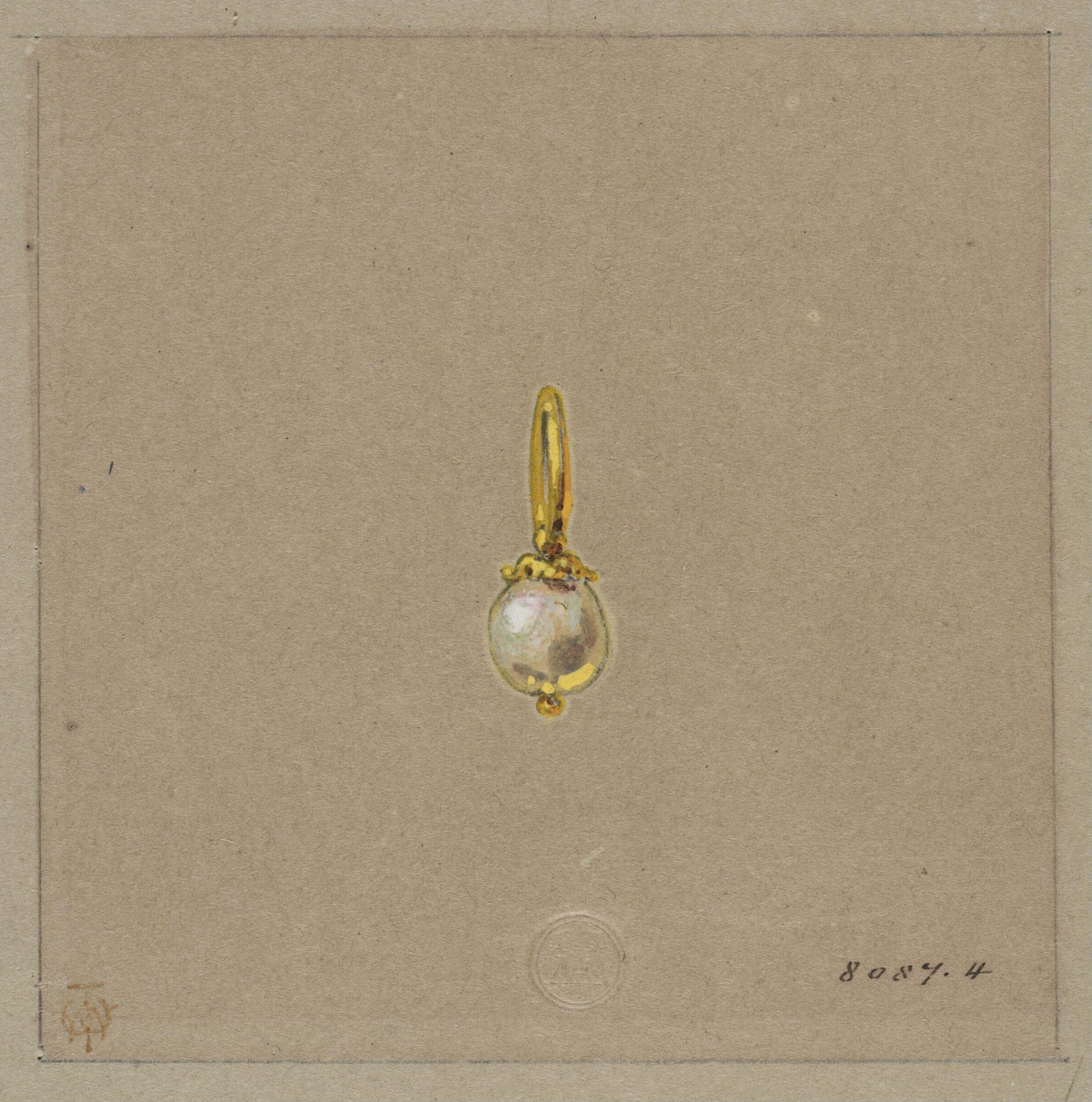 Drawing, J. Walter Wilson, mid 19th century