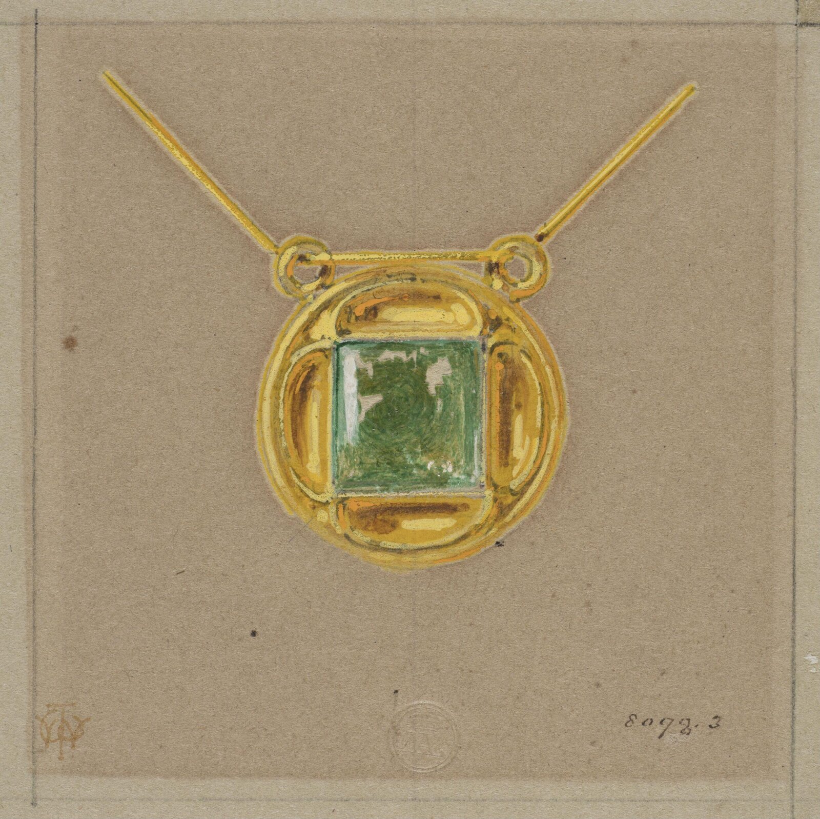 Drawing, J. Walter Wilson, mid 19th century