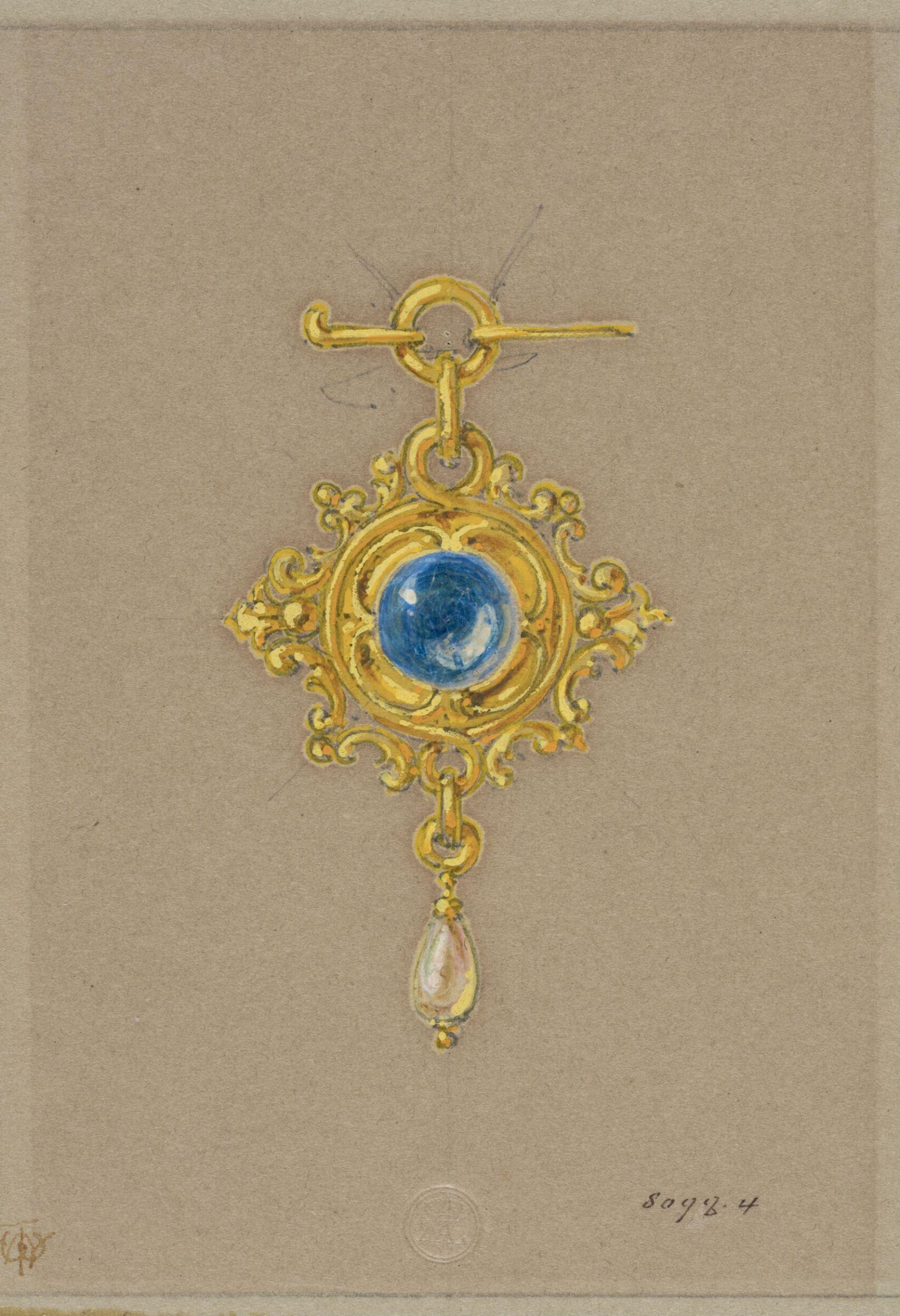 Drawing, J. Walter Wilson, mid 19th century