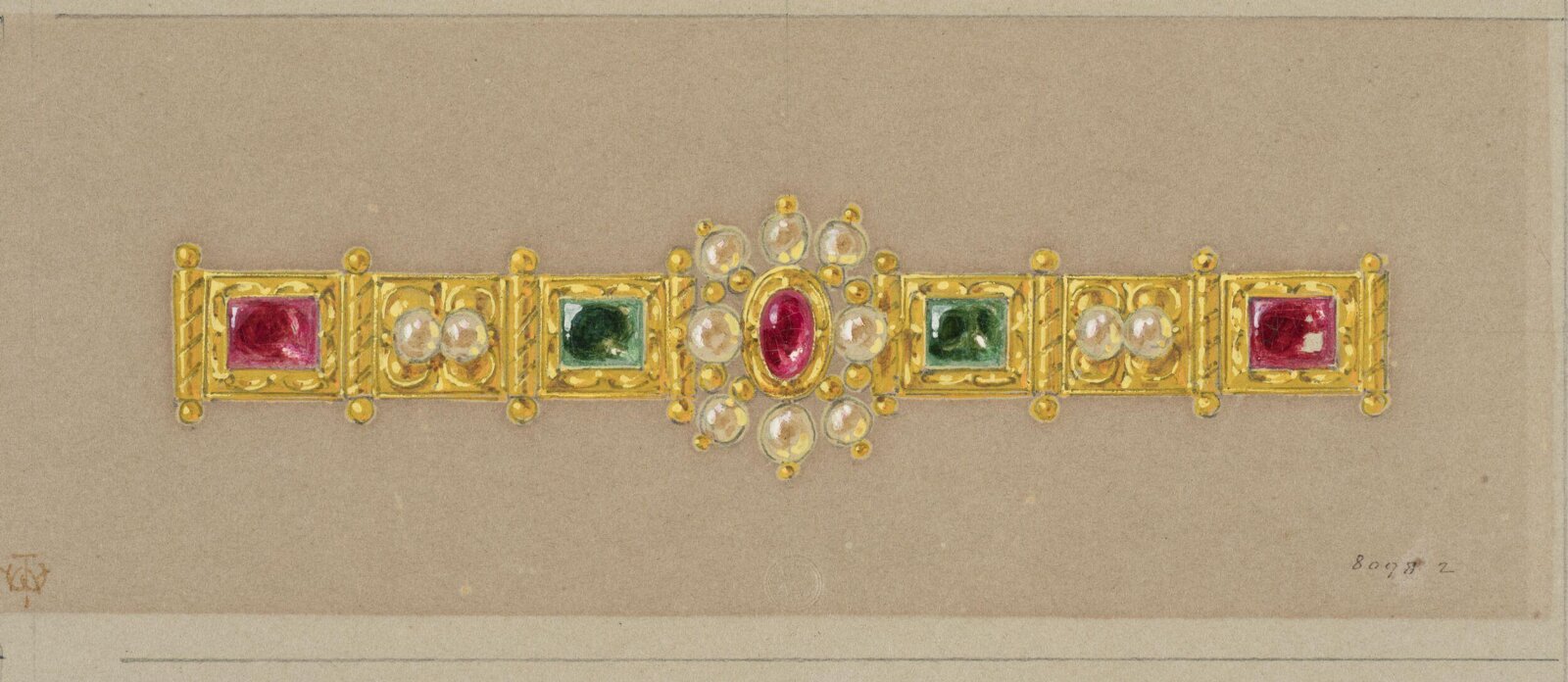 Drawing, J. Walter Wilson, mid 19th century