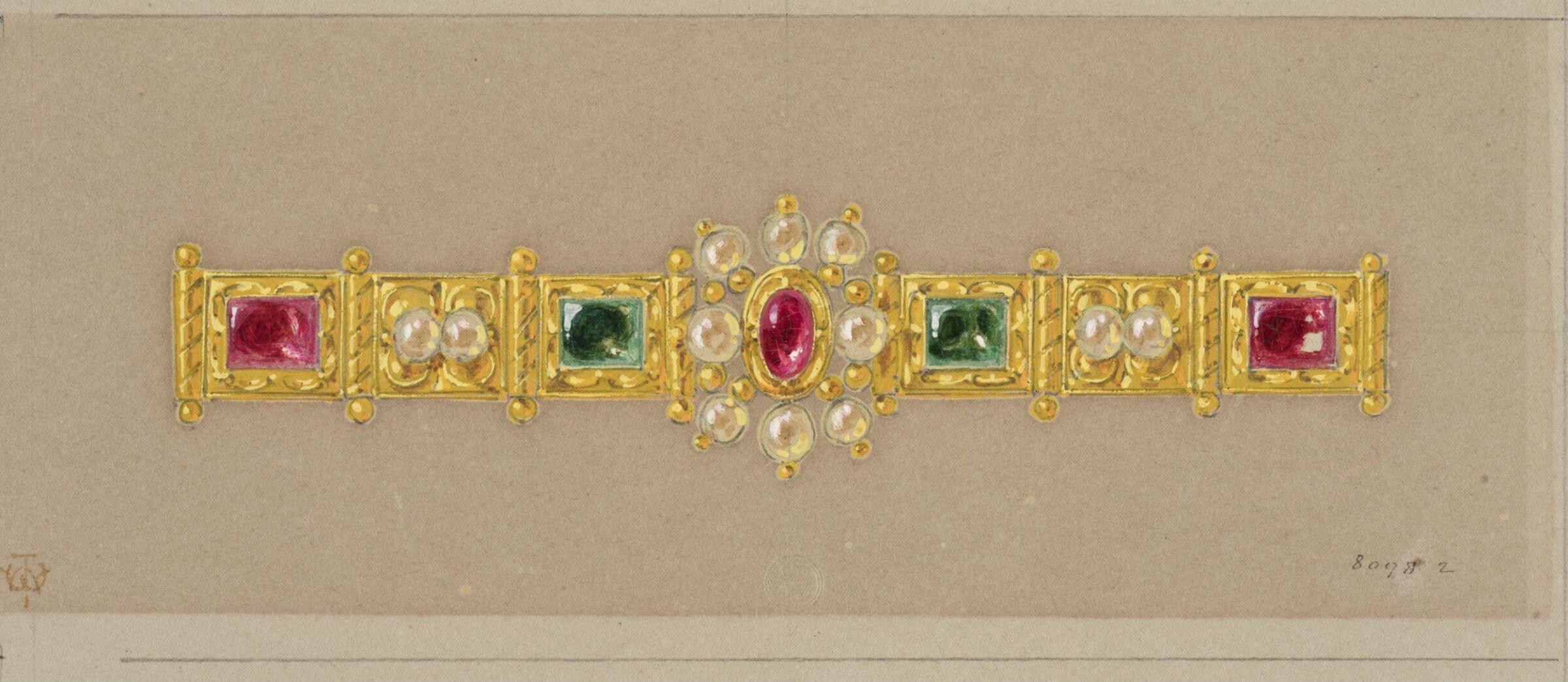 Drawing, J. Walter Wilson, mid 19th century