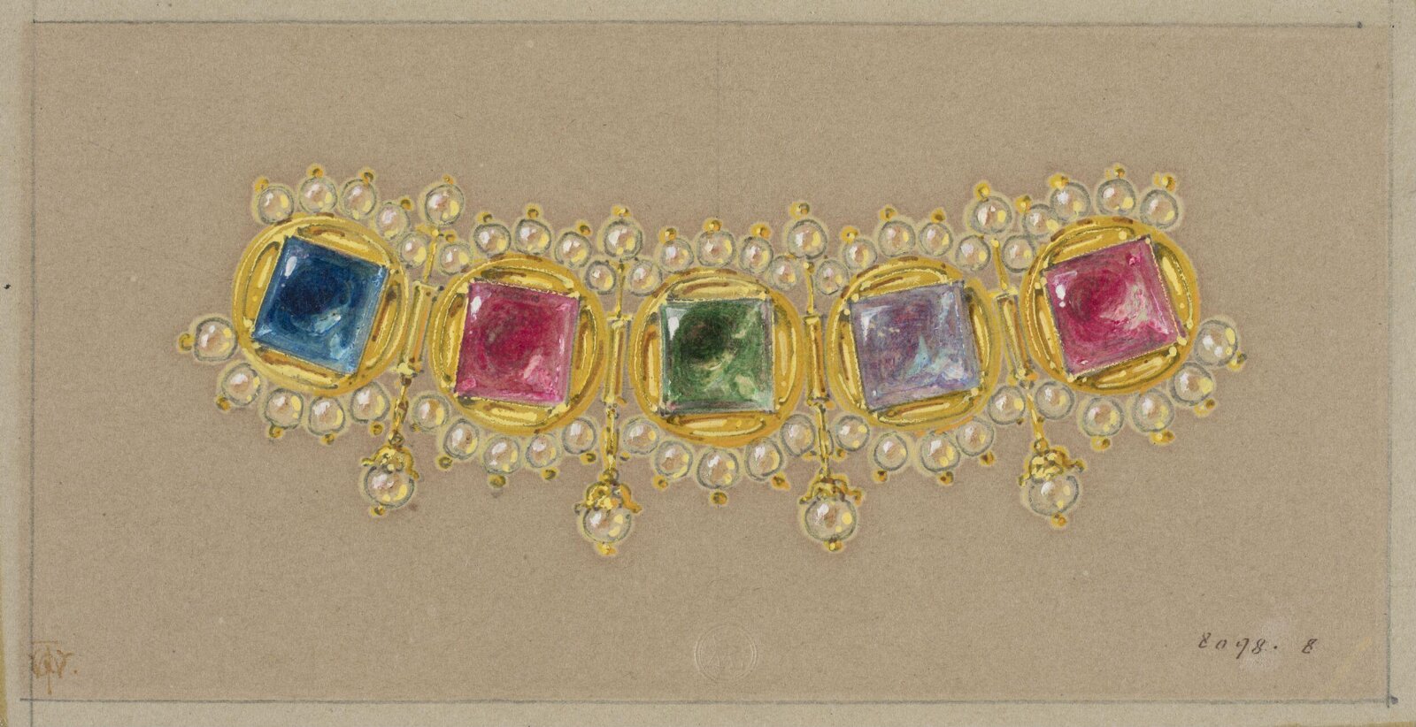 Drawing, J. Walter Wilson, mid 19th century