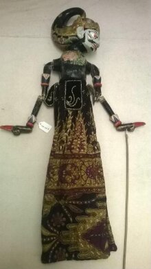 Javanese rod puppet possibly representing Bhima, 19th century thumbnail 1