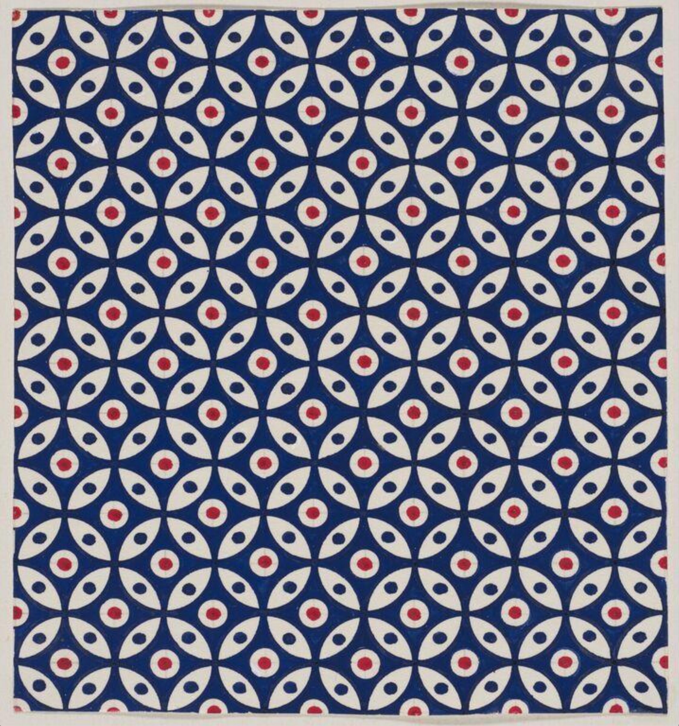 Design of small interlocking circular shapes., Jacob Dimoldenberg, ca. 1930