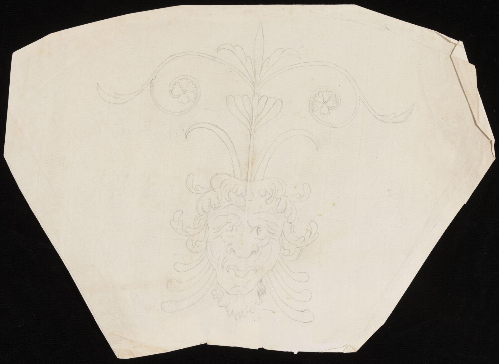 Foliate horned mask, 1800 - 1810