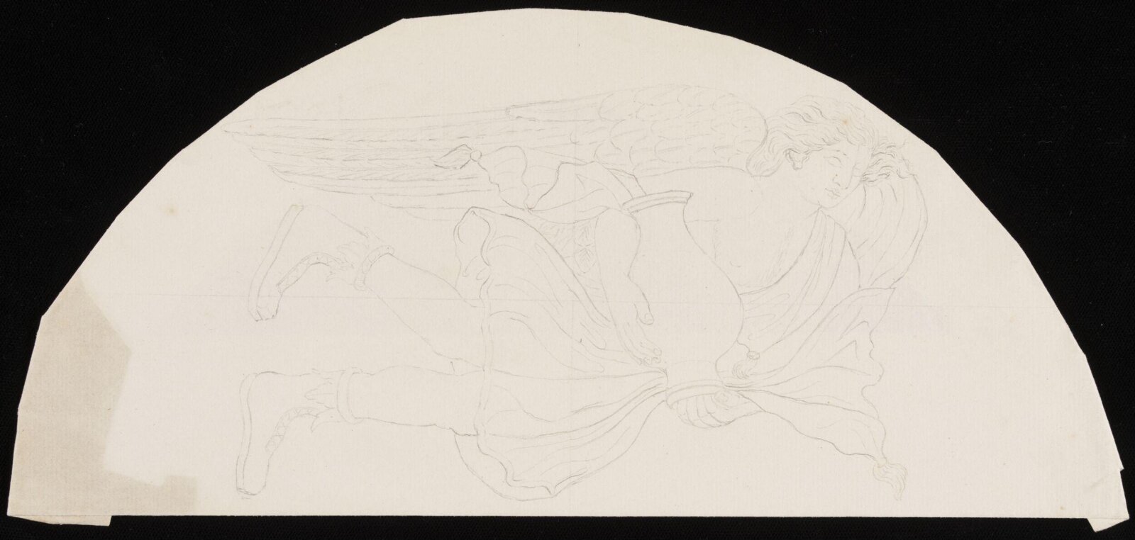 Angel carrying an urn, 1800 - 1810