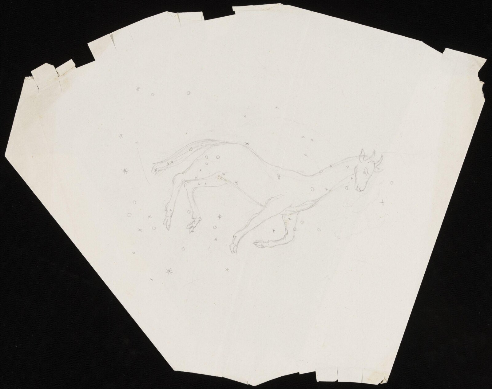 Goat-like creature representing a constellation, 1800 - 1810