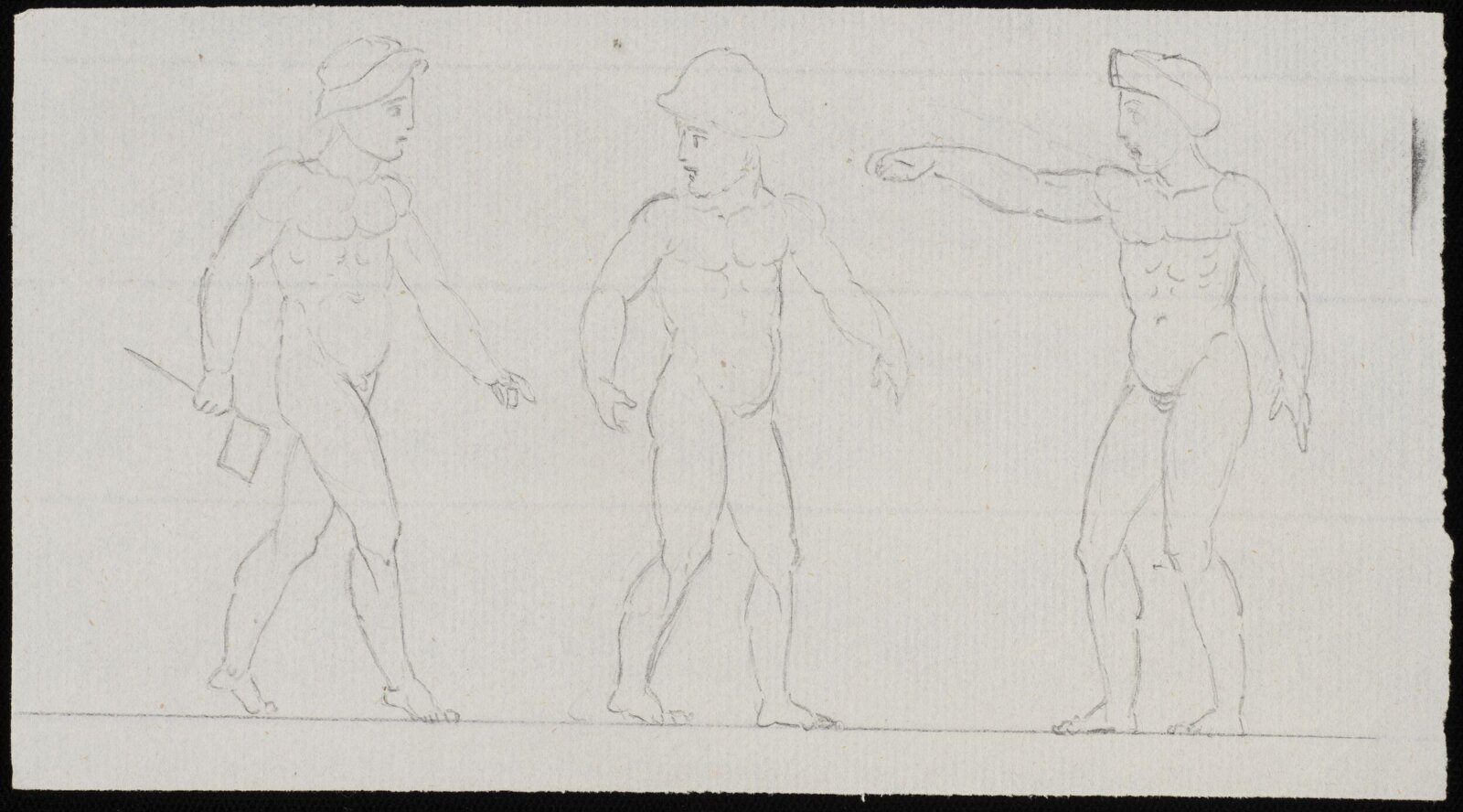 Three male nudes, 1800-1815