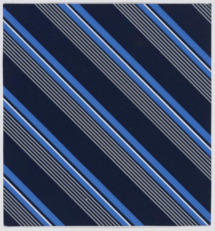 Design of blue diagonal stripes and lines. top image