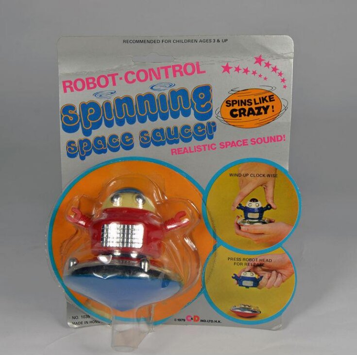 Robot-Control Spinning Space Saucer top image