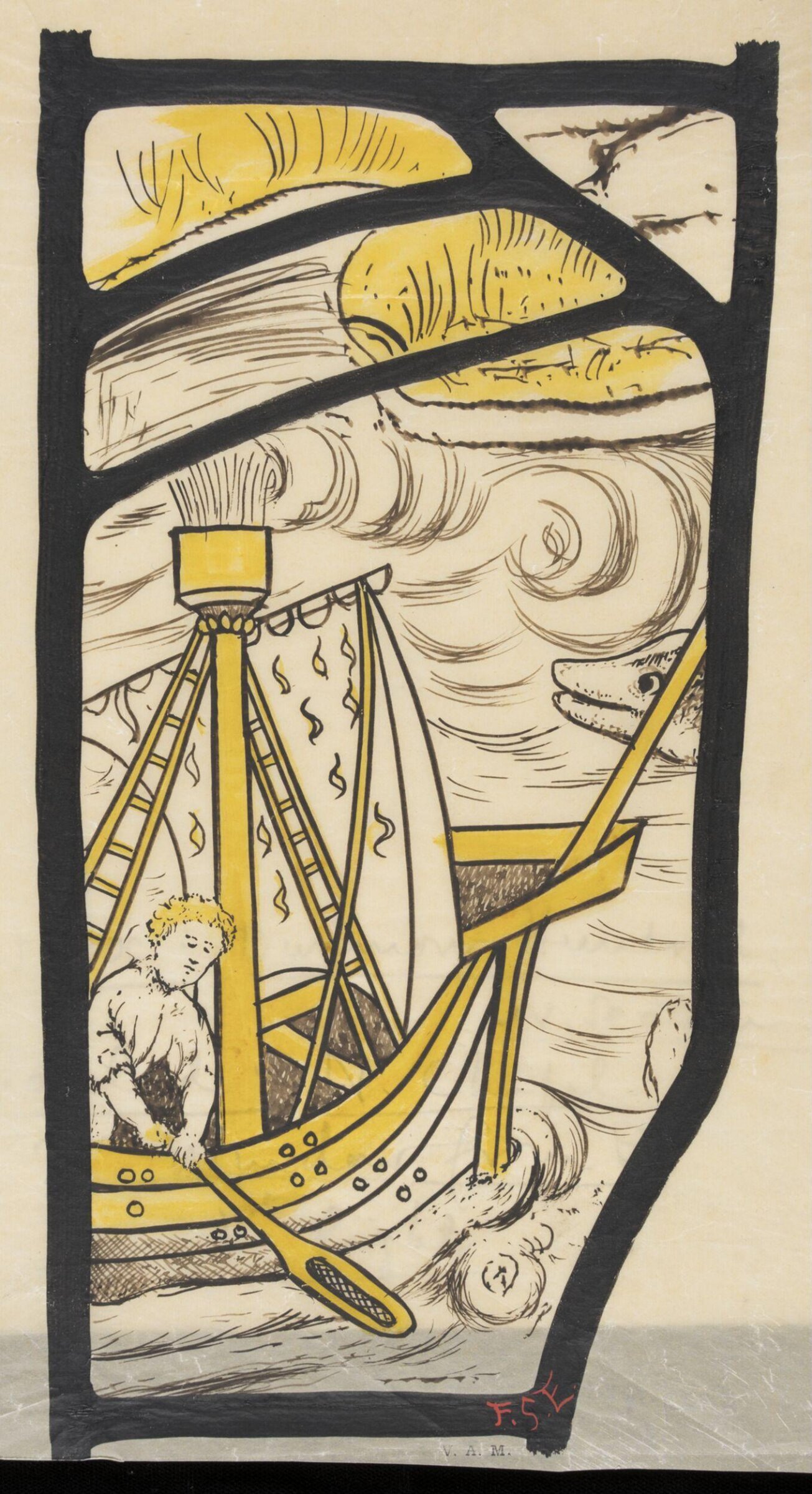 Drawing, Frederick Sydney Eden, c. 1879-1923