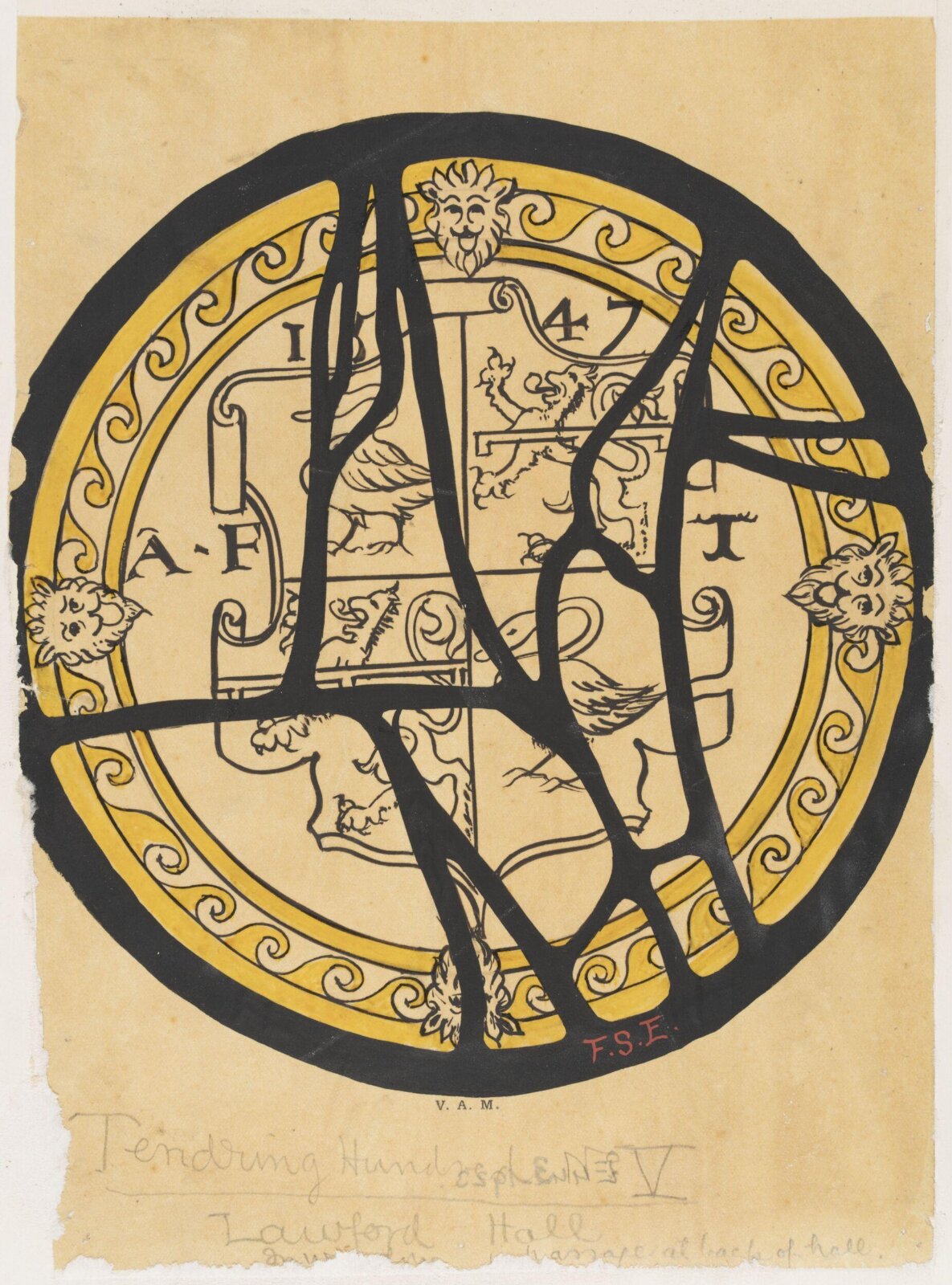 Drawing, Frederick Sydney Eden, c. 1879-1923