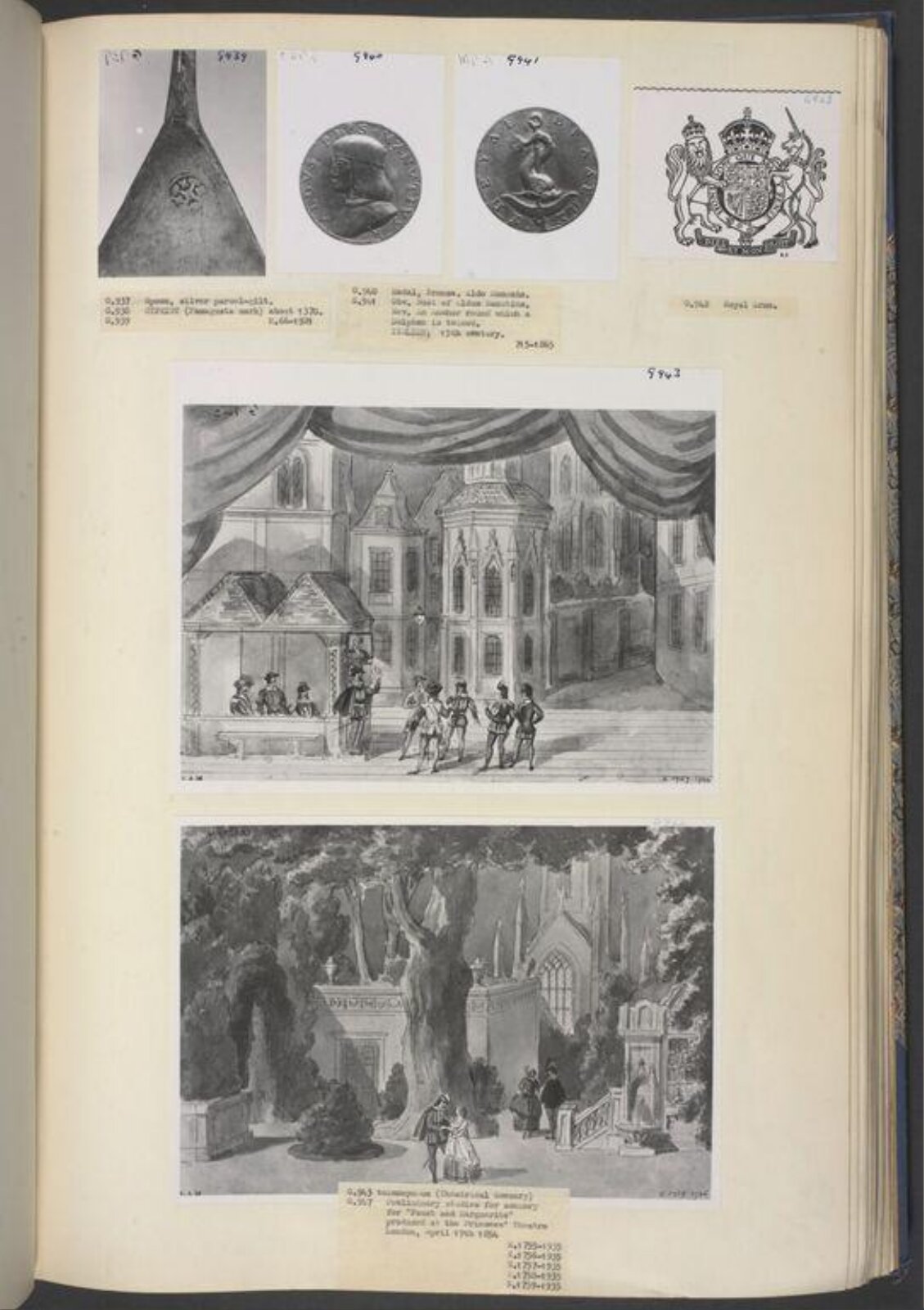 design for Faust, 1851-1859