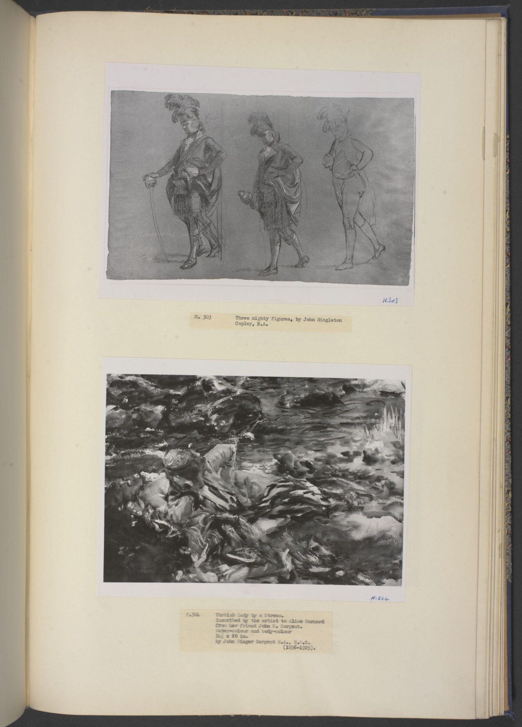 Studies of military scenes, Copley, ca. 1780