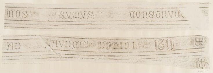 Rubbing of inscription on second bell of St. Andrew's Church, Caunton top image