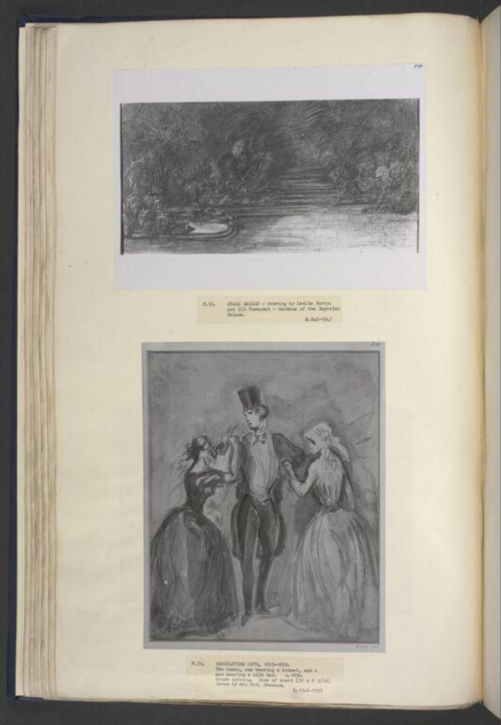 Watercolour drawing, Constantin Ernest Adolphe Hyacinthe Guys, c.1850