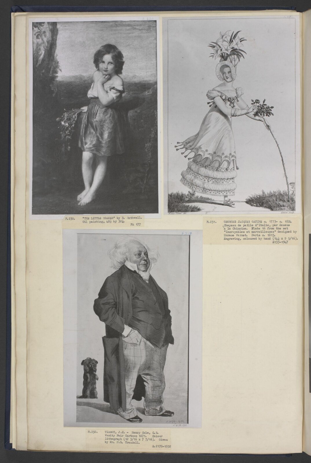 Studies for "Cordelia", John Rogers Herbert, ca. mid 19th century