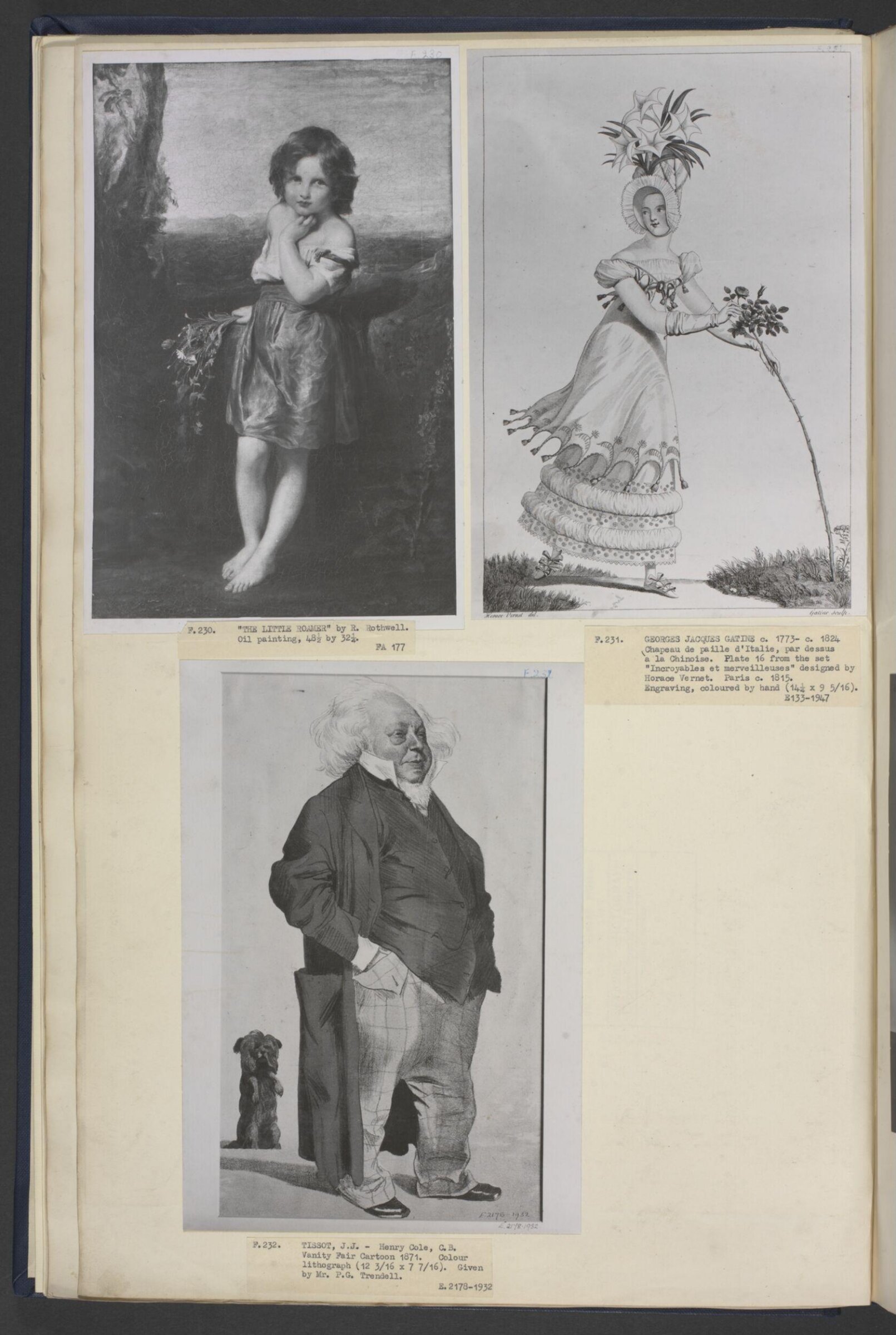 Studies for "Cordelia", John Rogers Herbert, ca. mid 19th century