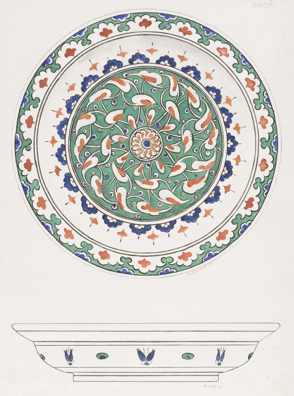 Drawing, A Louise Rawlinson, c. 1897