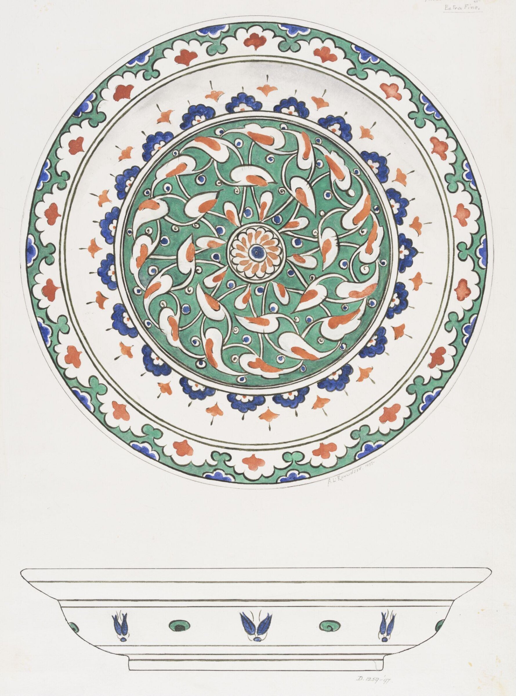 Drawing, A Louise Rawlinson, c. 1897