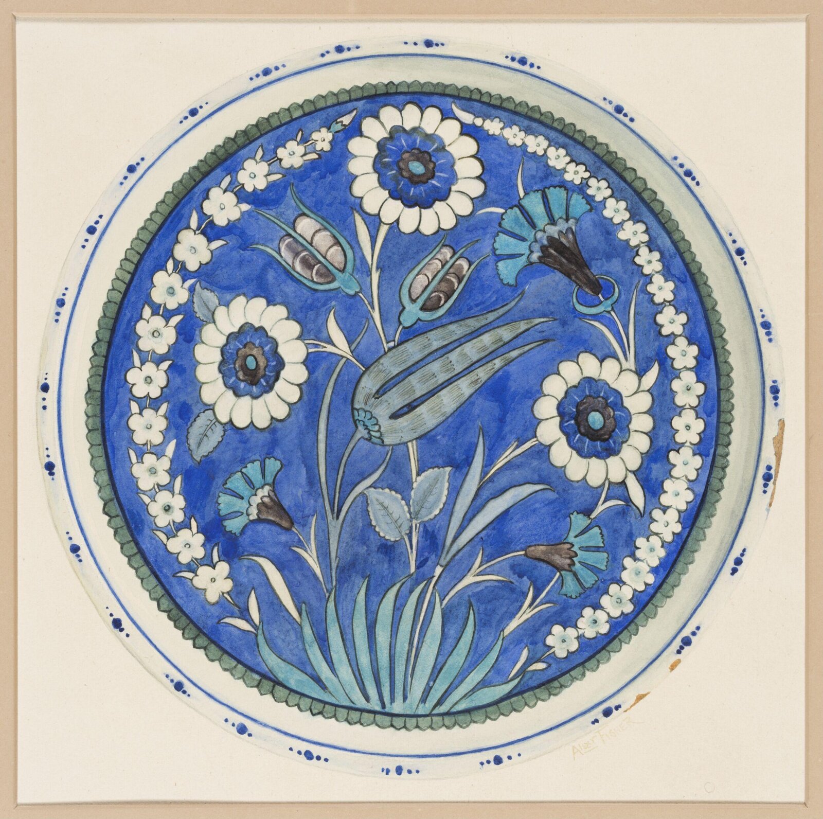 Watercolour, Alexander Fisher, 1887