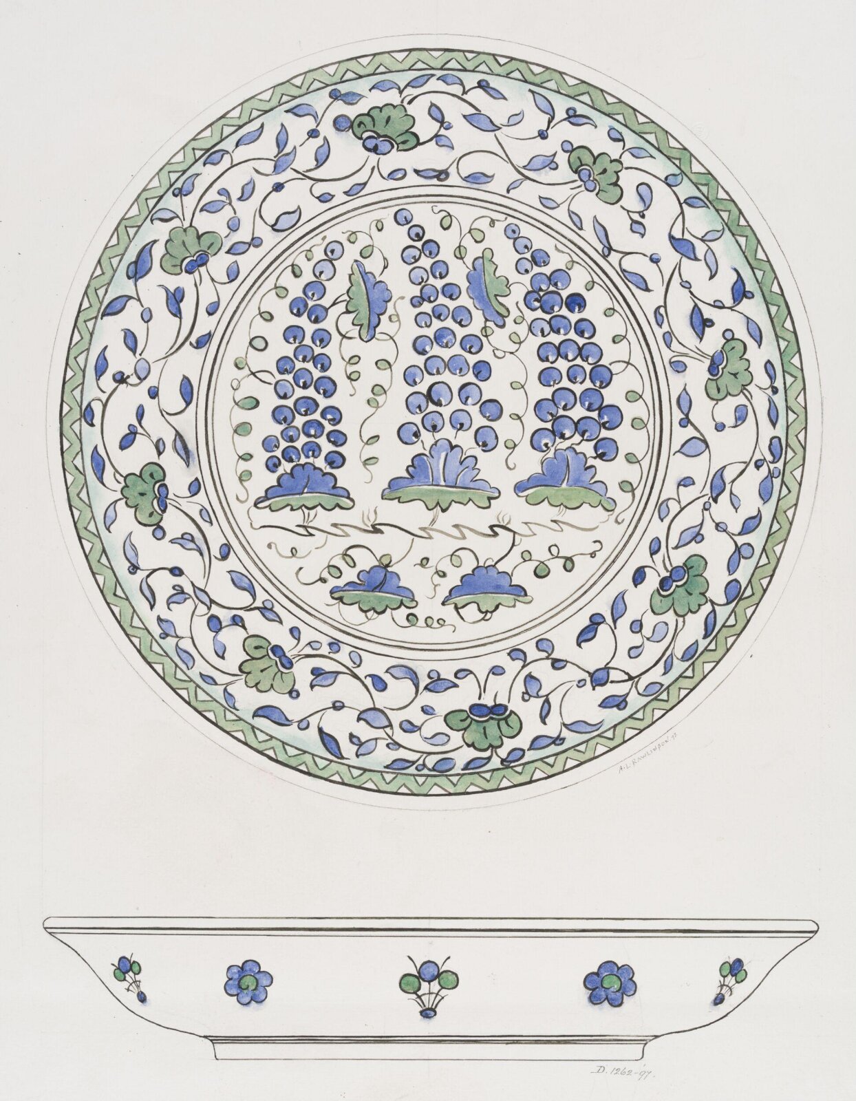 Drawing, A Louise Rawlinson, c. 1897