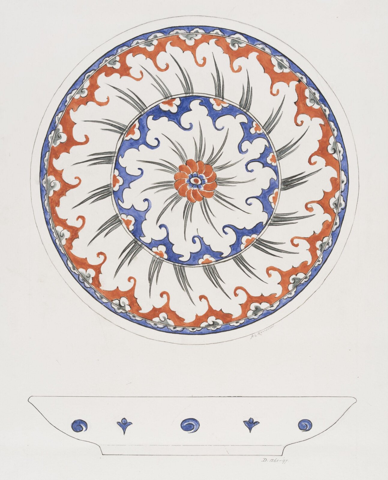 Drawing, A Louise Rawlinson, c. 1897