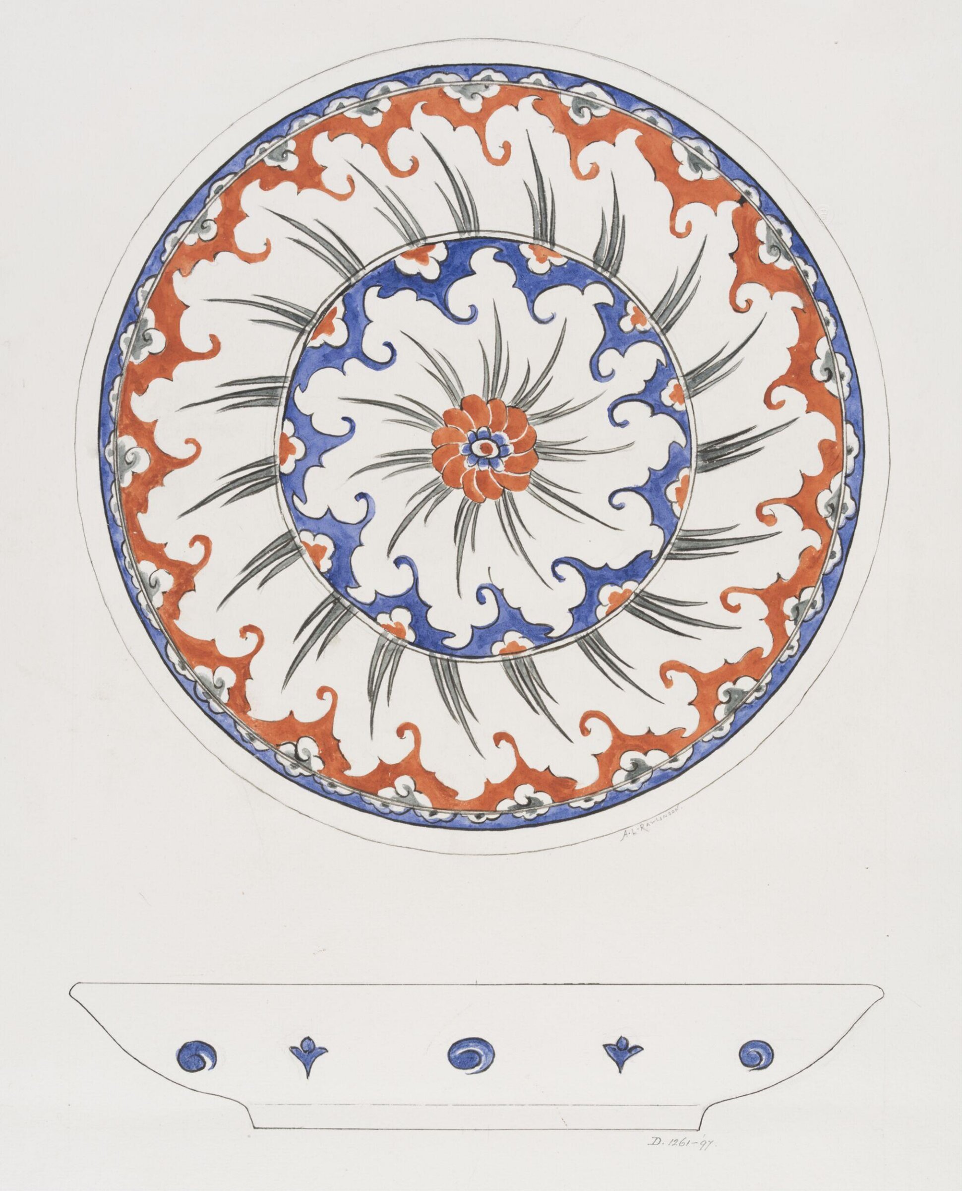 Drawing, A Louise Rawlinson, c. 1897