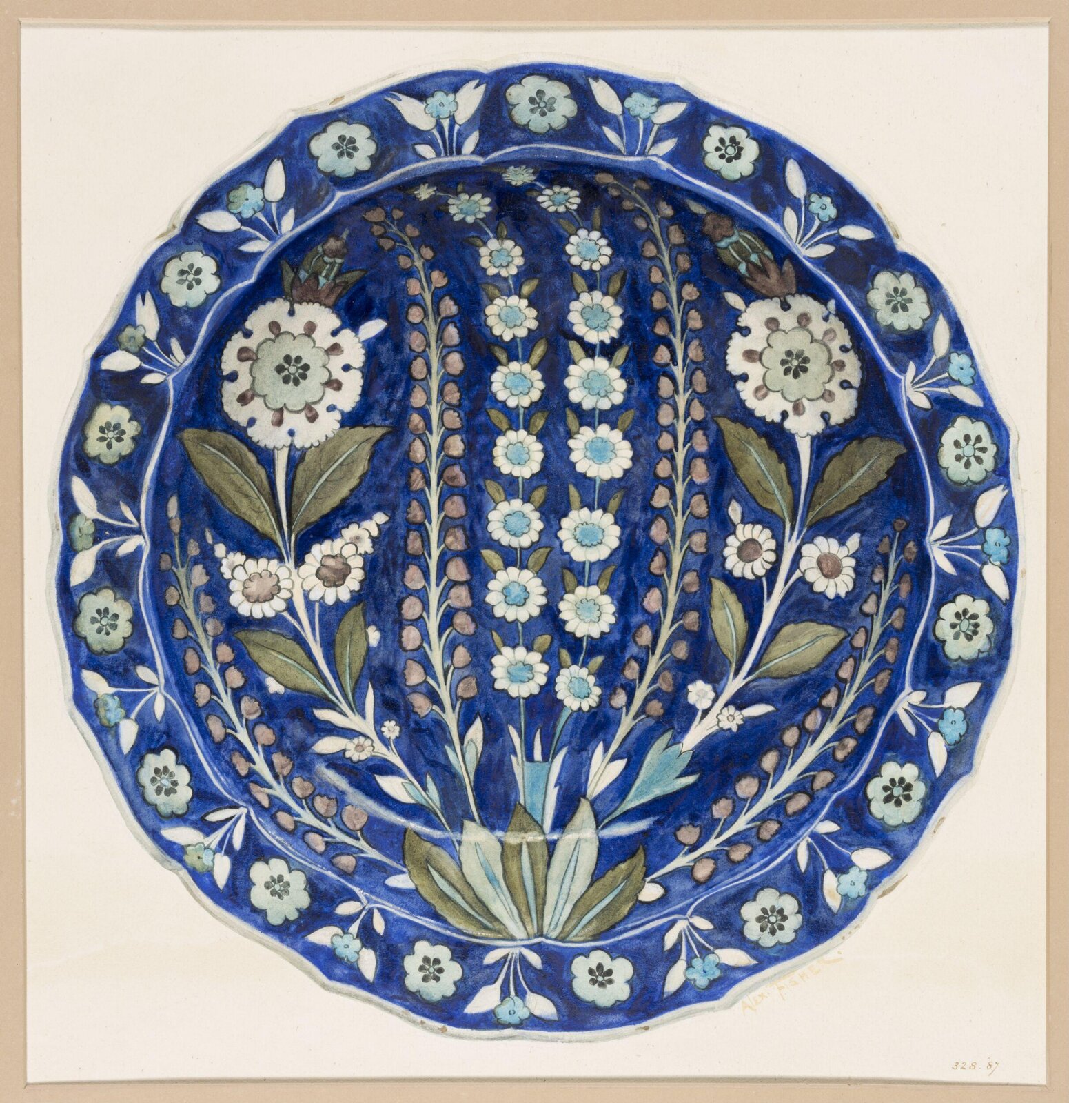 Watercolour, Alexander Fisher, 1887