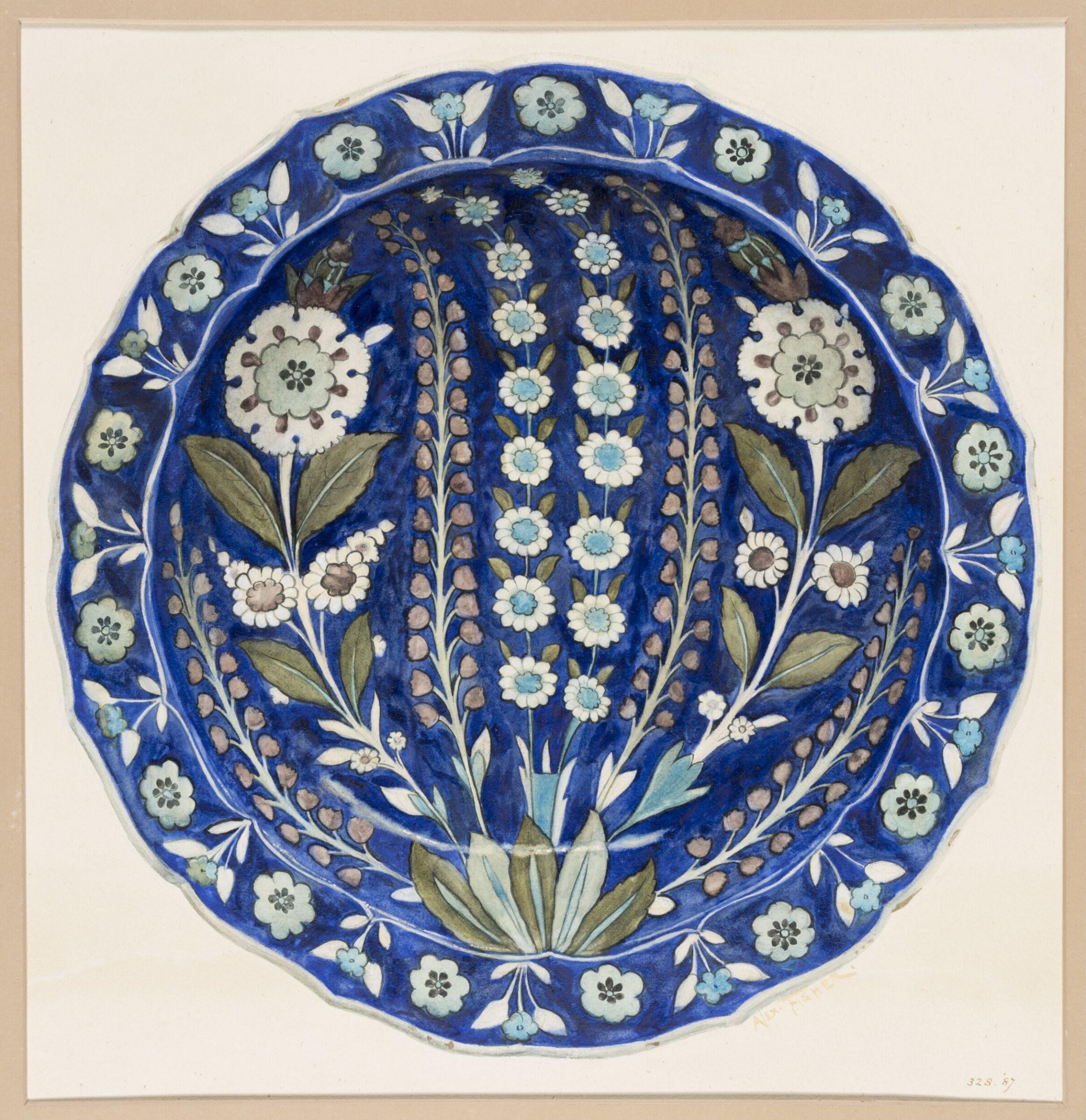 Watercolour, Alexander Fisher, 1887