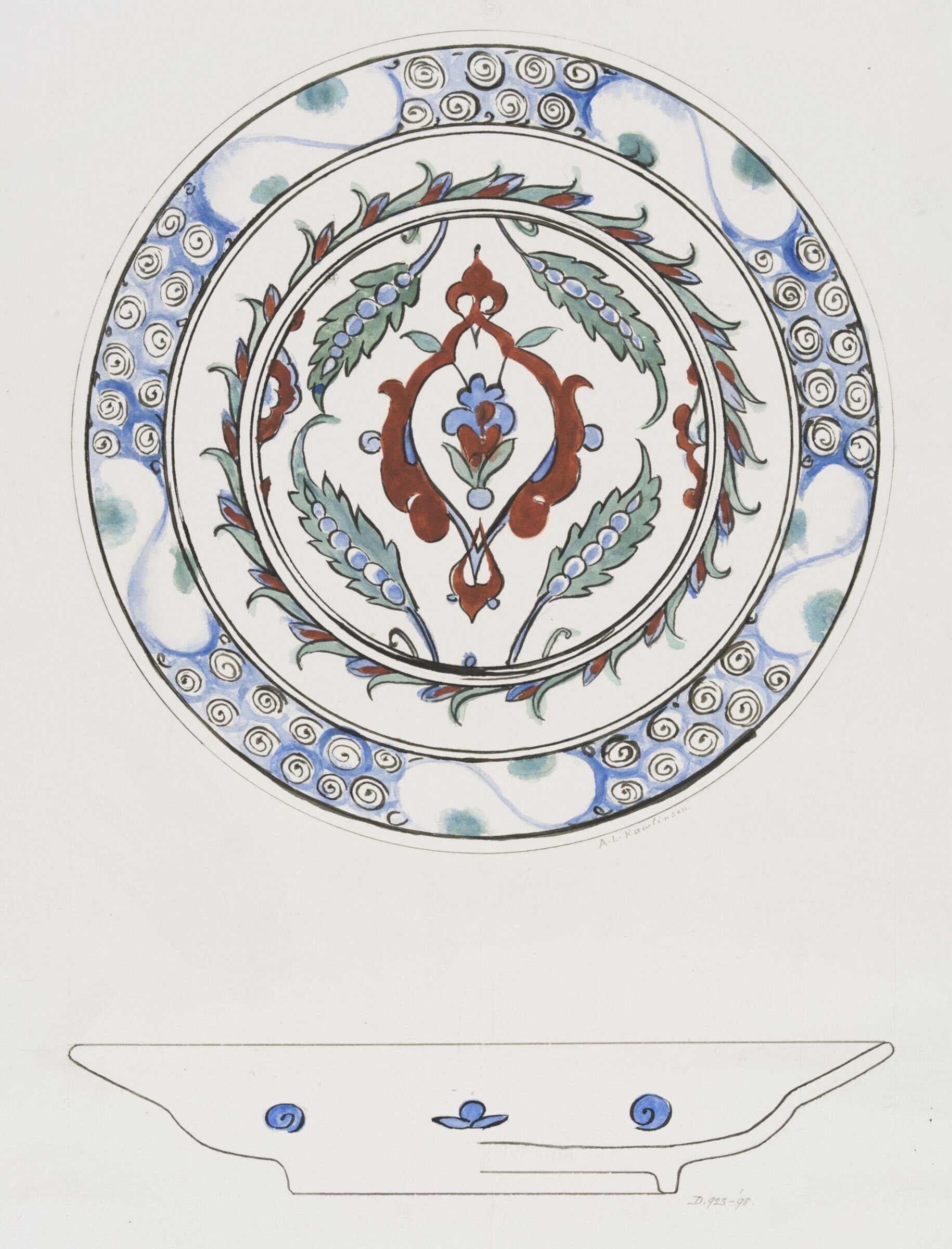 Drawing, A Louise Rawlinson, c. 1897