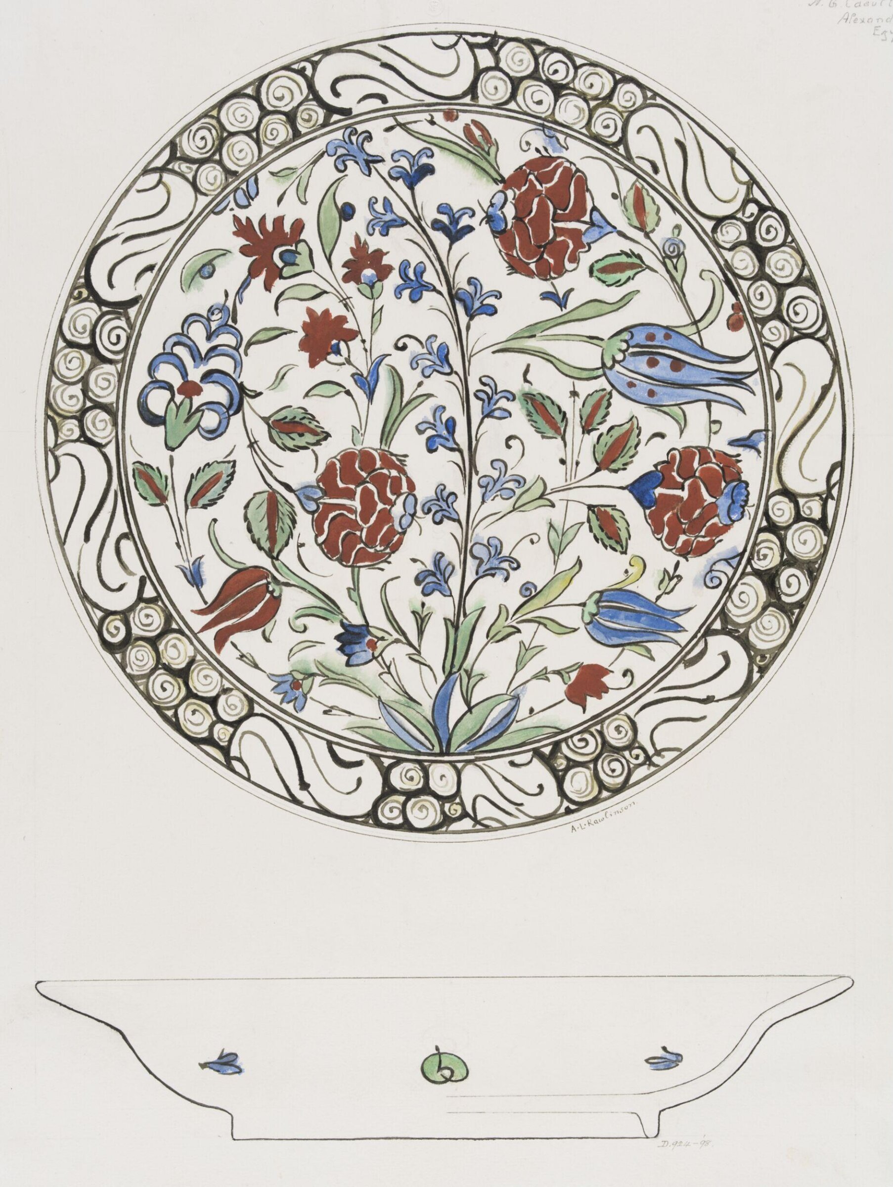 Drawing, A Louise Rawlinson, c. 1897